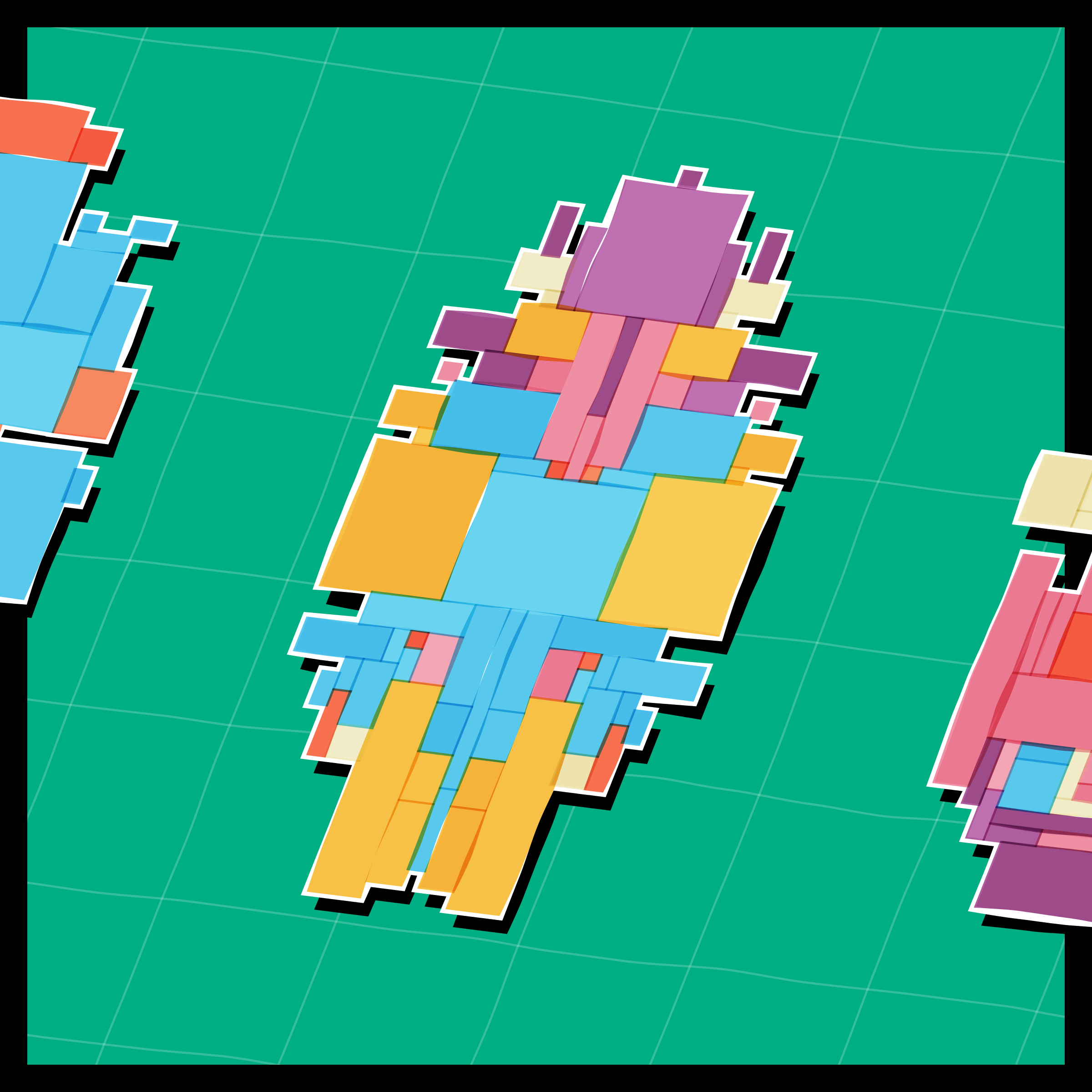Art Blocks - Art Blocks v2 - Paper Armada #1197 - NFT # 37001197