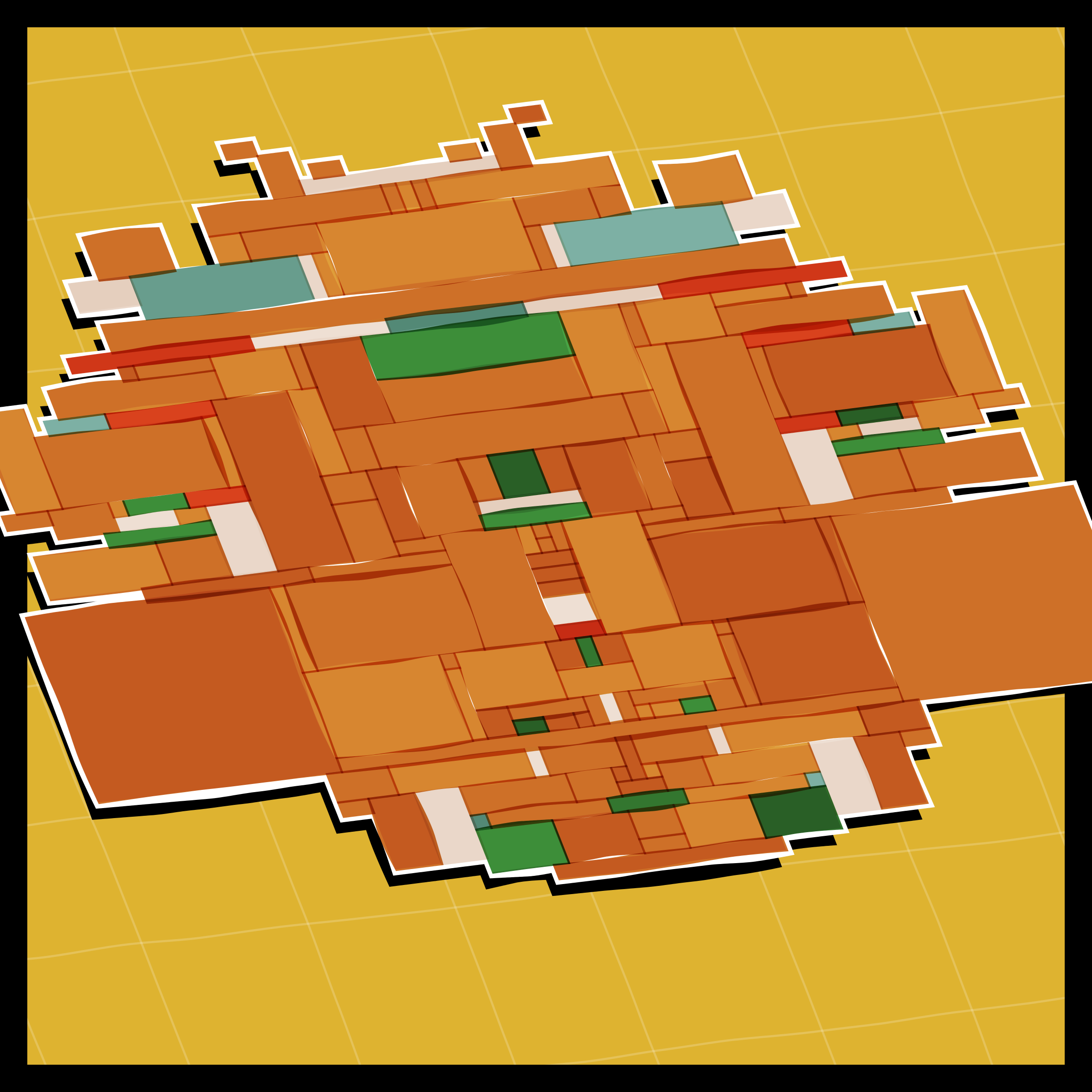 Art Blocks - Art Blocks v2 - Paper Armada #1203 - NFT # 37001203