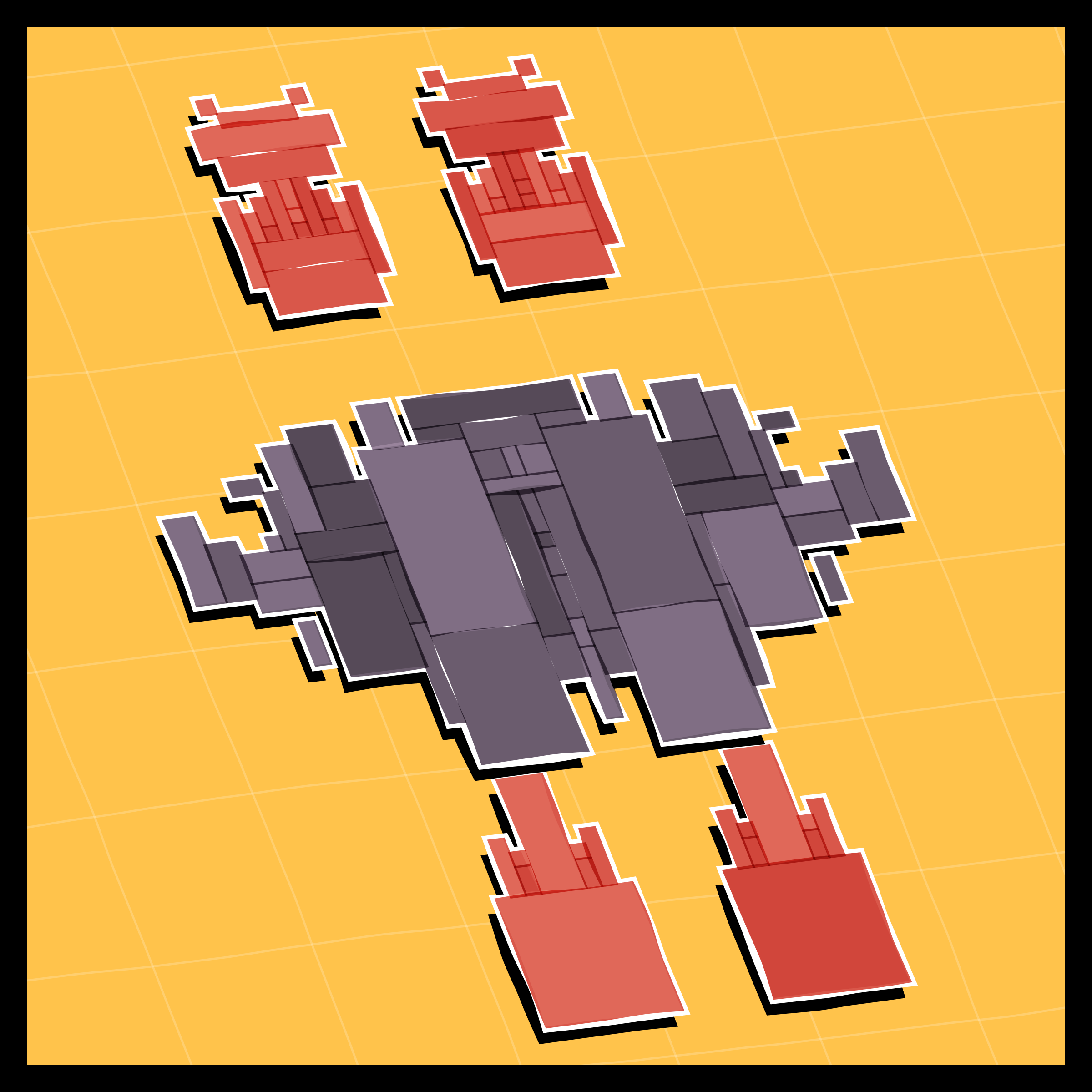 Art Blocks - Art Blocks v2 - Paper Armada #1204 - NFT # 37001204