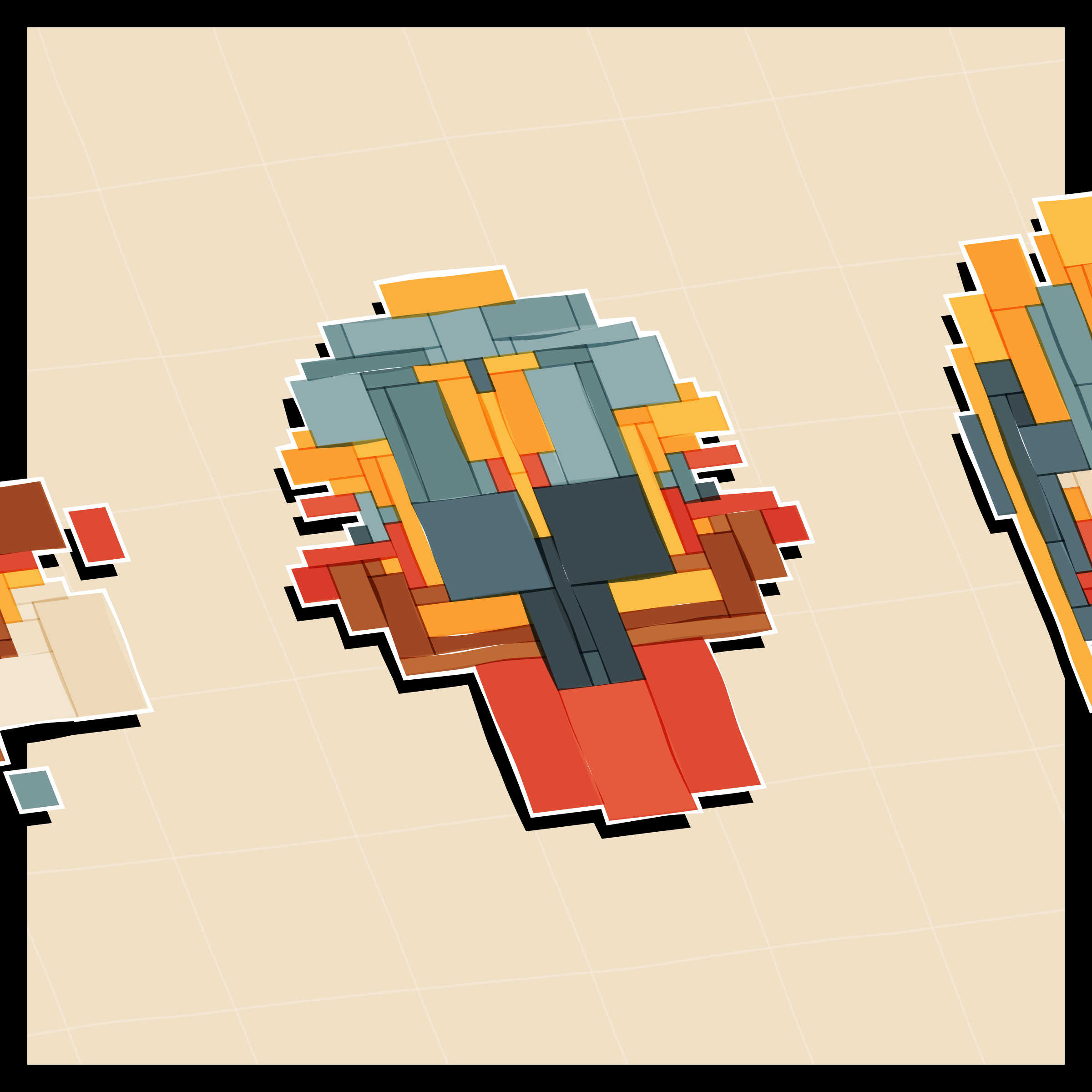 Art Blocks - Art Blocks v2 - Paper Armada #1210 - NFT # 37001210