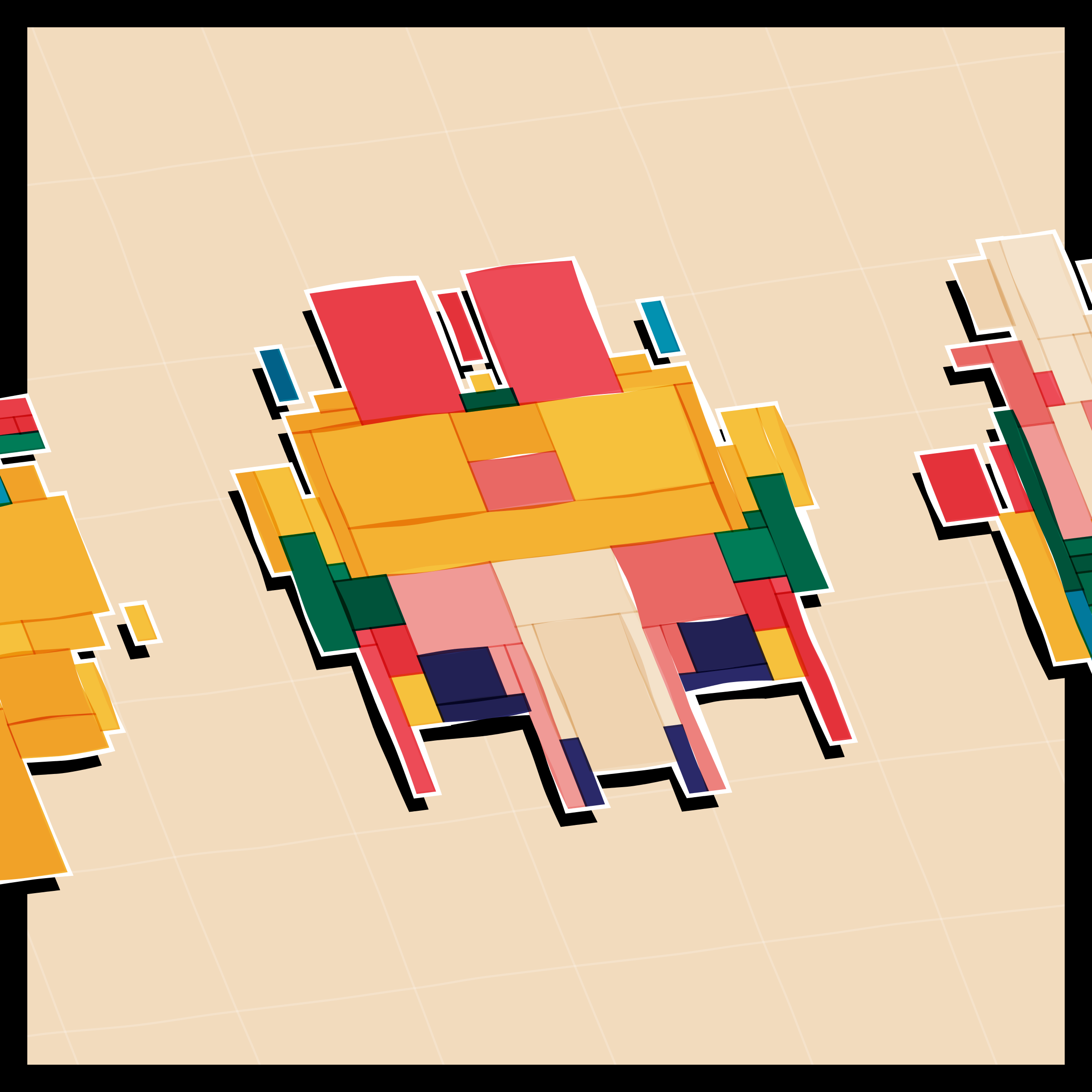 Art Blocks - Art Blocks v2 - Paper Armada #1224 - NFT # 37001224