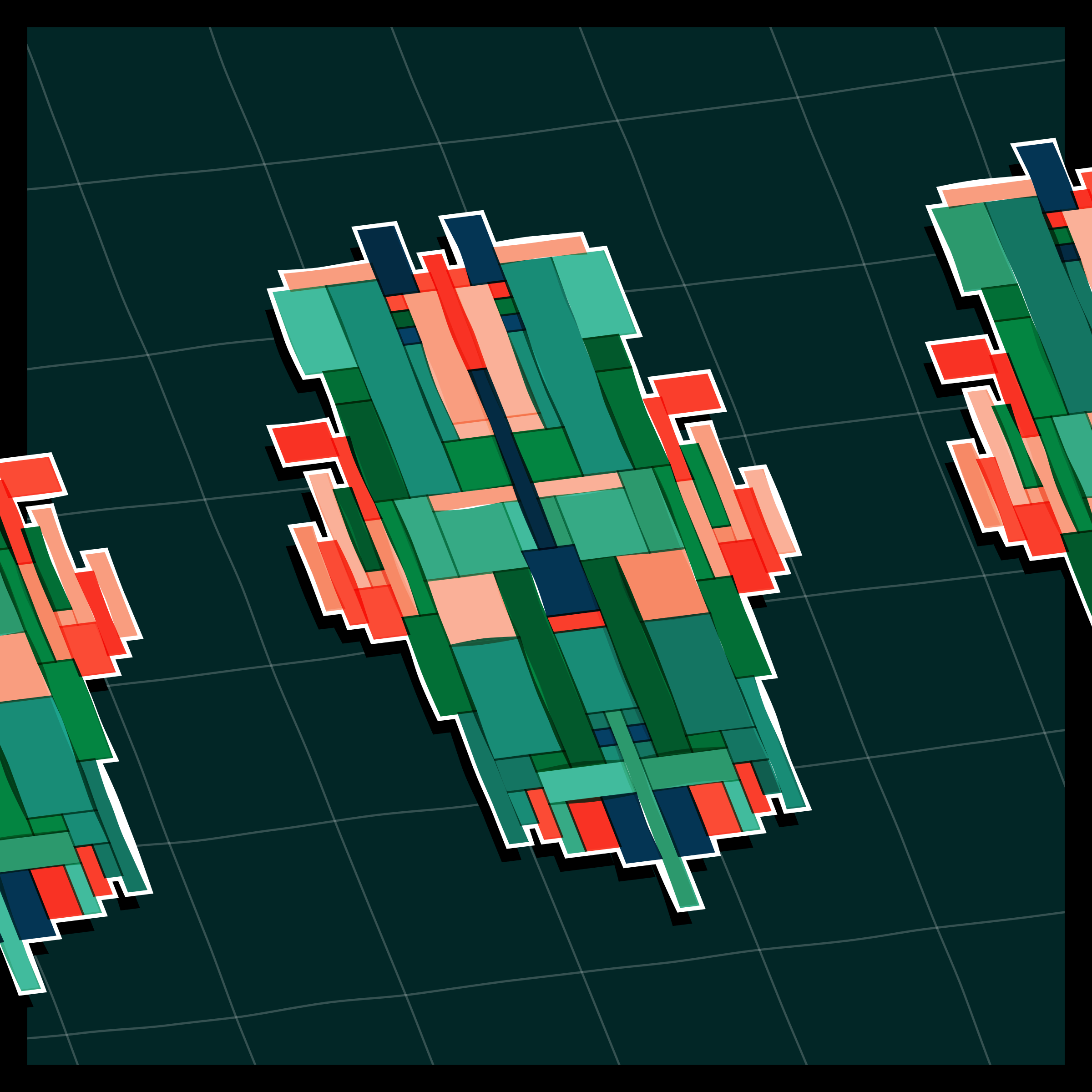 Art Blocks - Art Blocks v2 - Paper Armada #1227 - NFT # 37001227