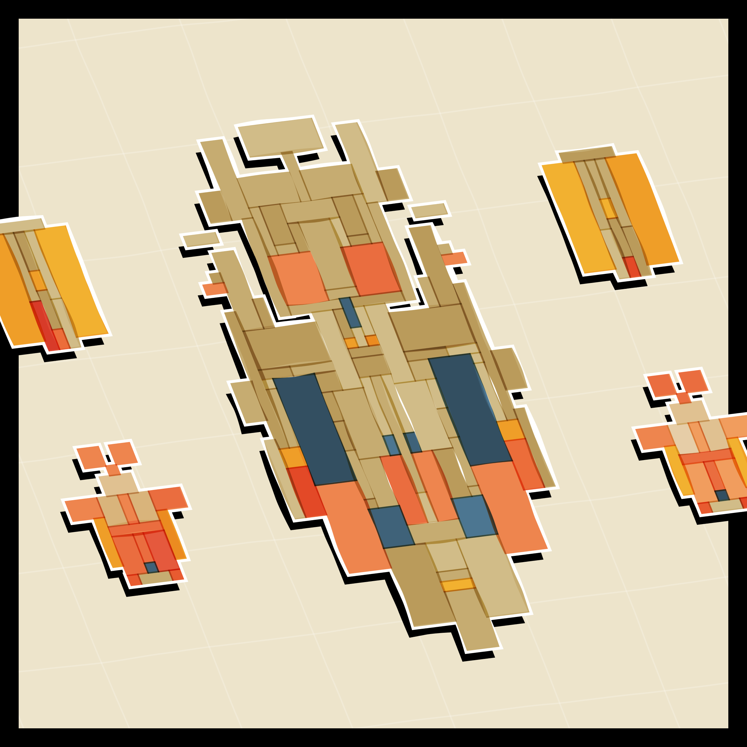 Art Blocks - Art Blocks v2 - Paper Armada #1228 - NFT # 37001228