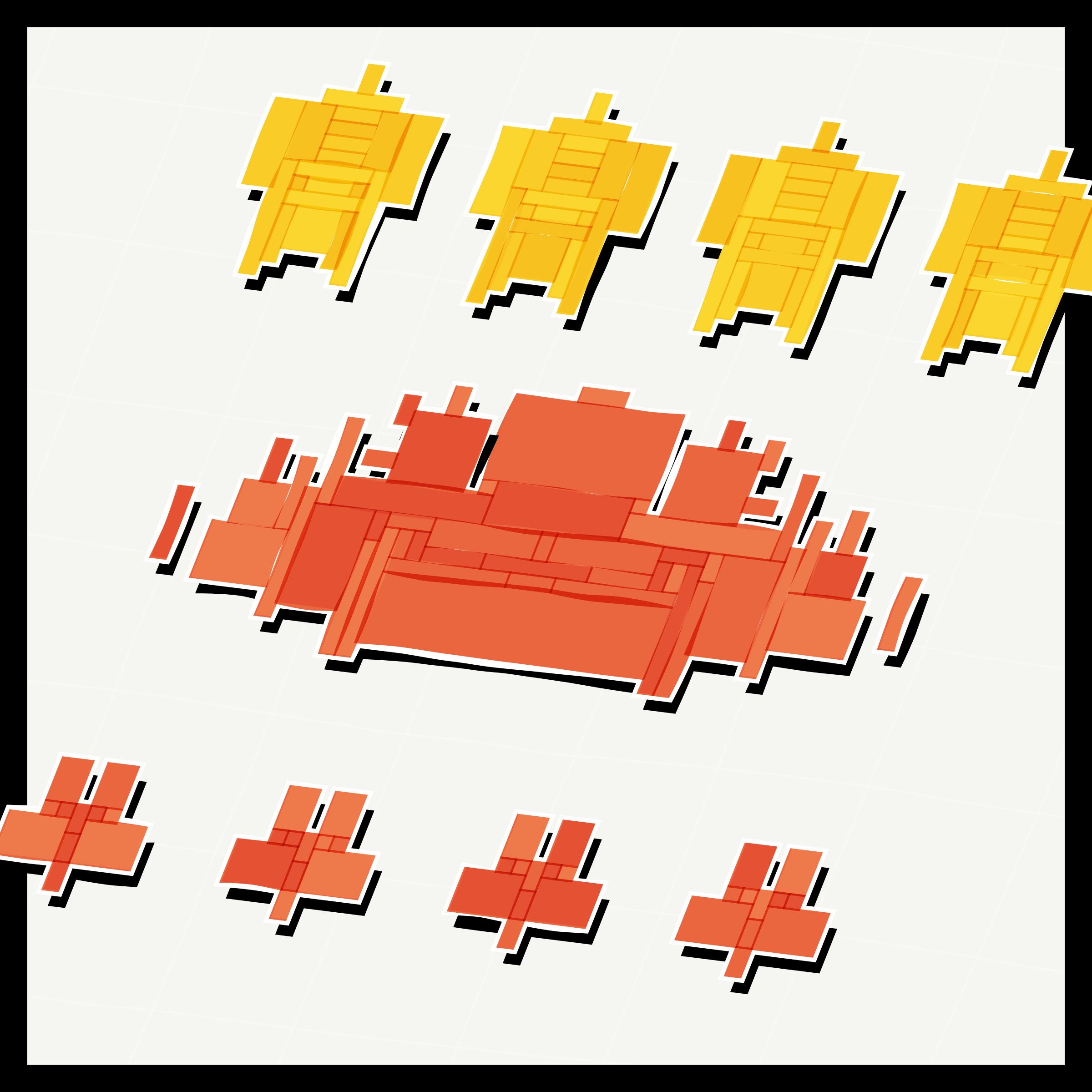 Art Blocks - Art Blocks v2 - Paper Armada #1249 - NFT # 37001249