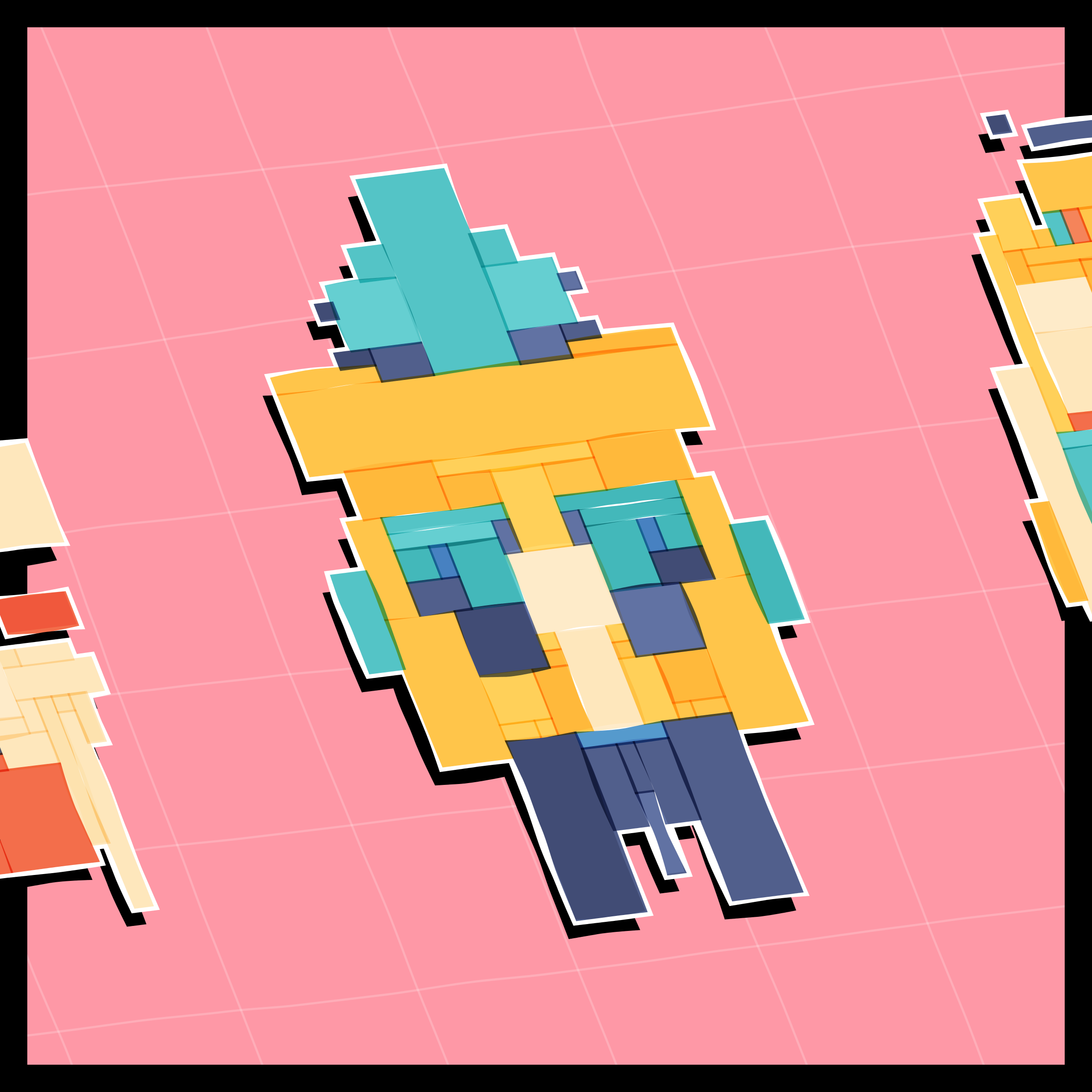 Art Blocks - Art Blocks v2 - Paper Armada #1257 - NFT # 37001257