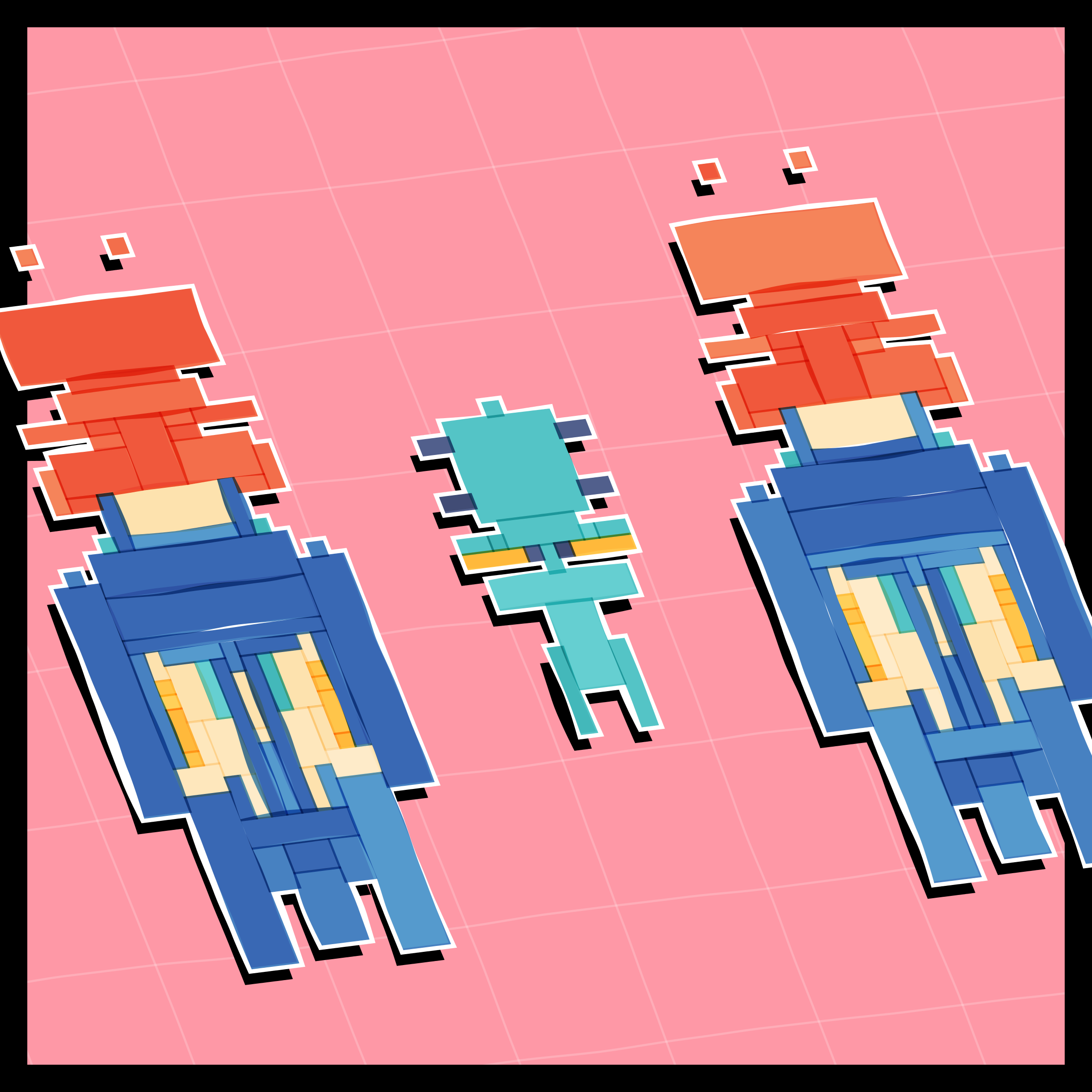 Art Blocks - Art Blocks v2 - Paper Armada #1261 - NFT # 37001261