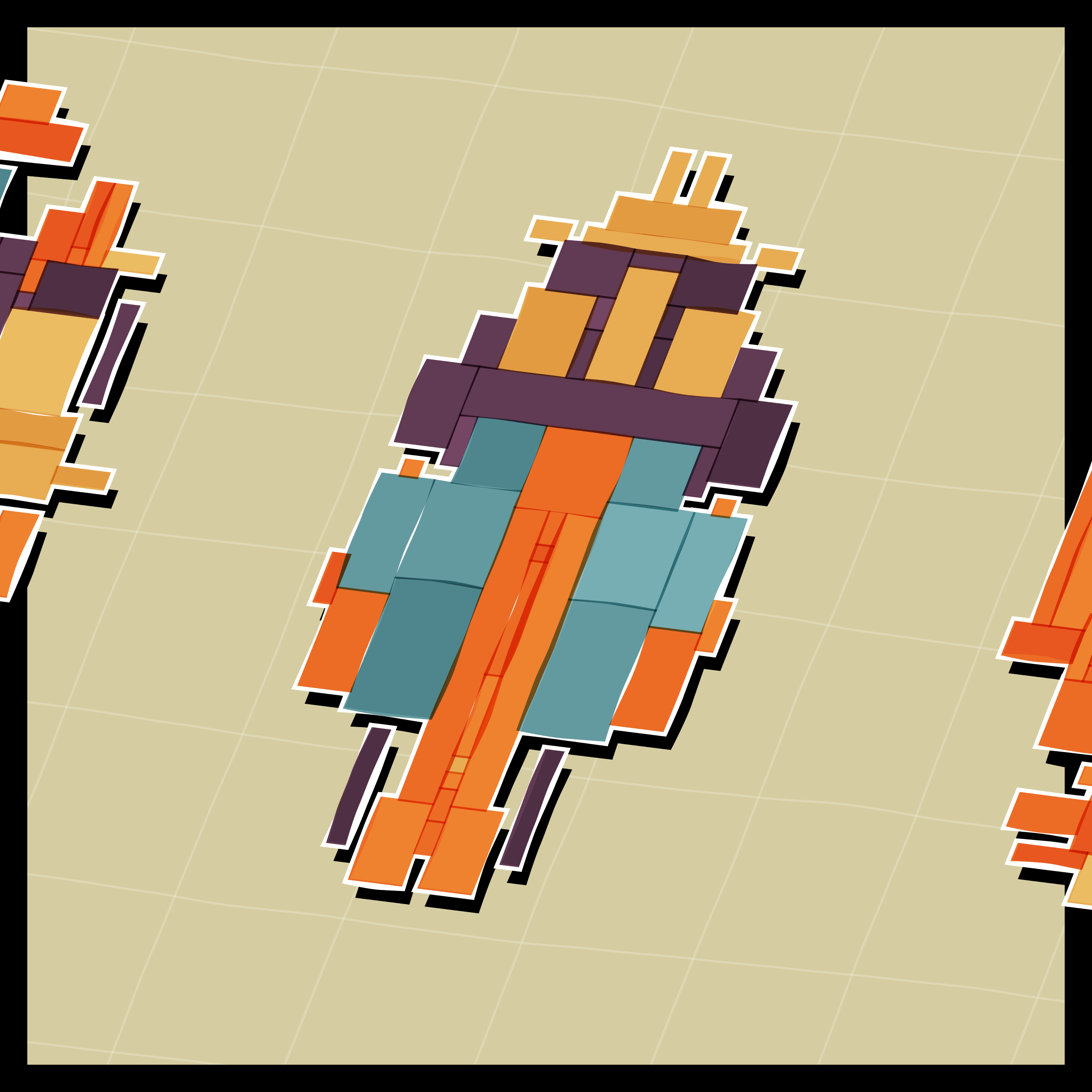 Art Blocks - Art Blocks v2 - Paper Armada #1267 - NFT # 37001267