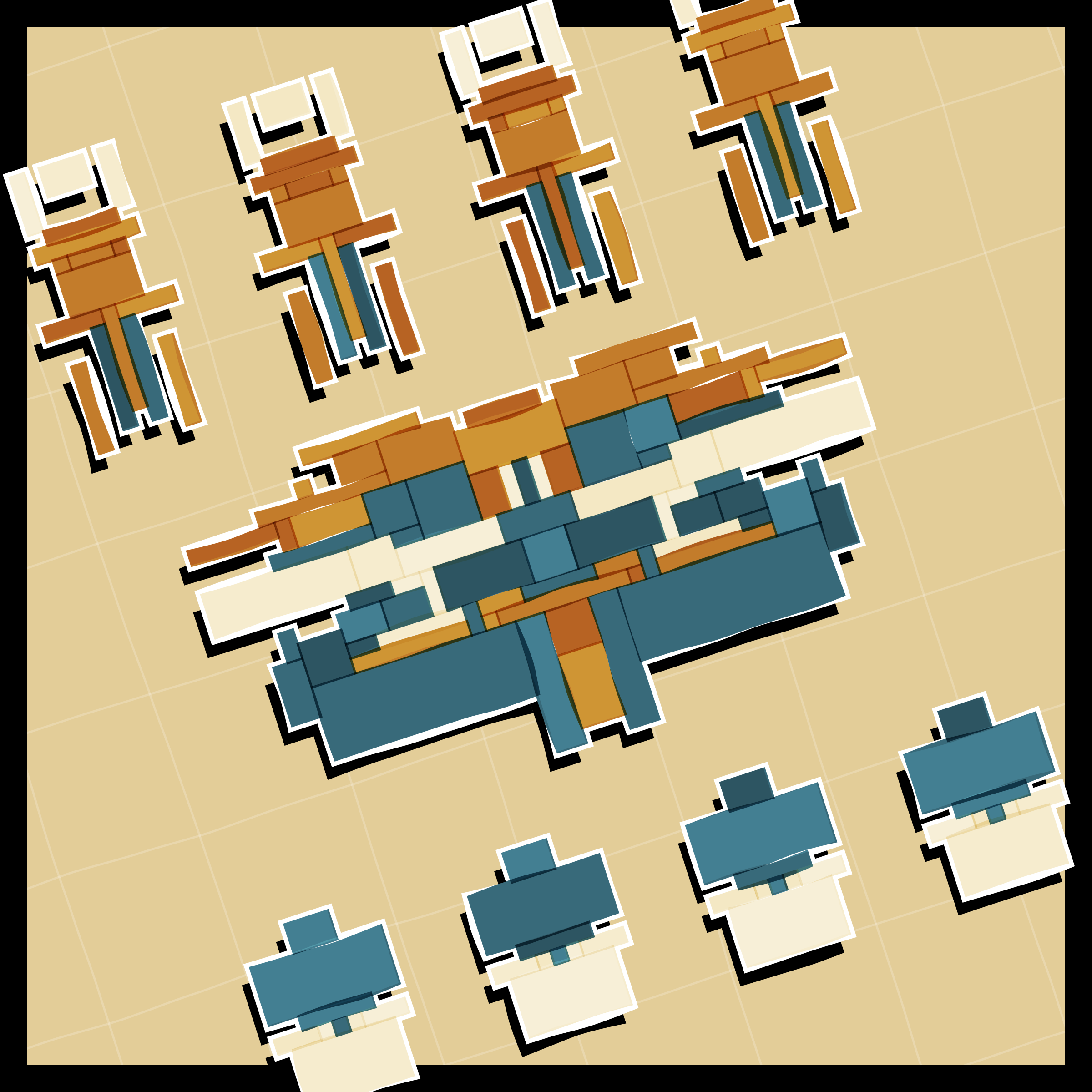 Art Blocks - Art Blocks v2 - Paper Armada #1268 - NFT # 37001268