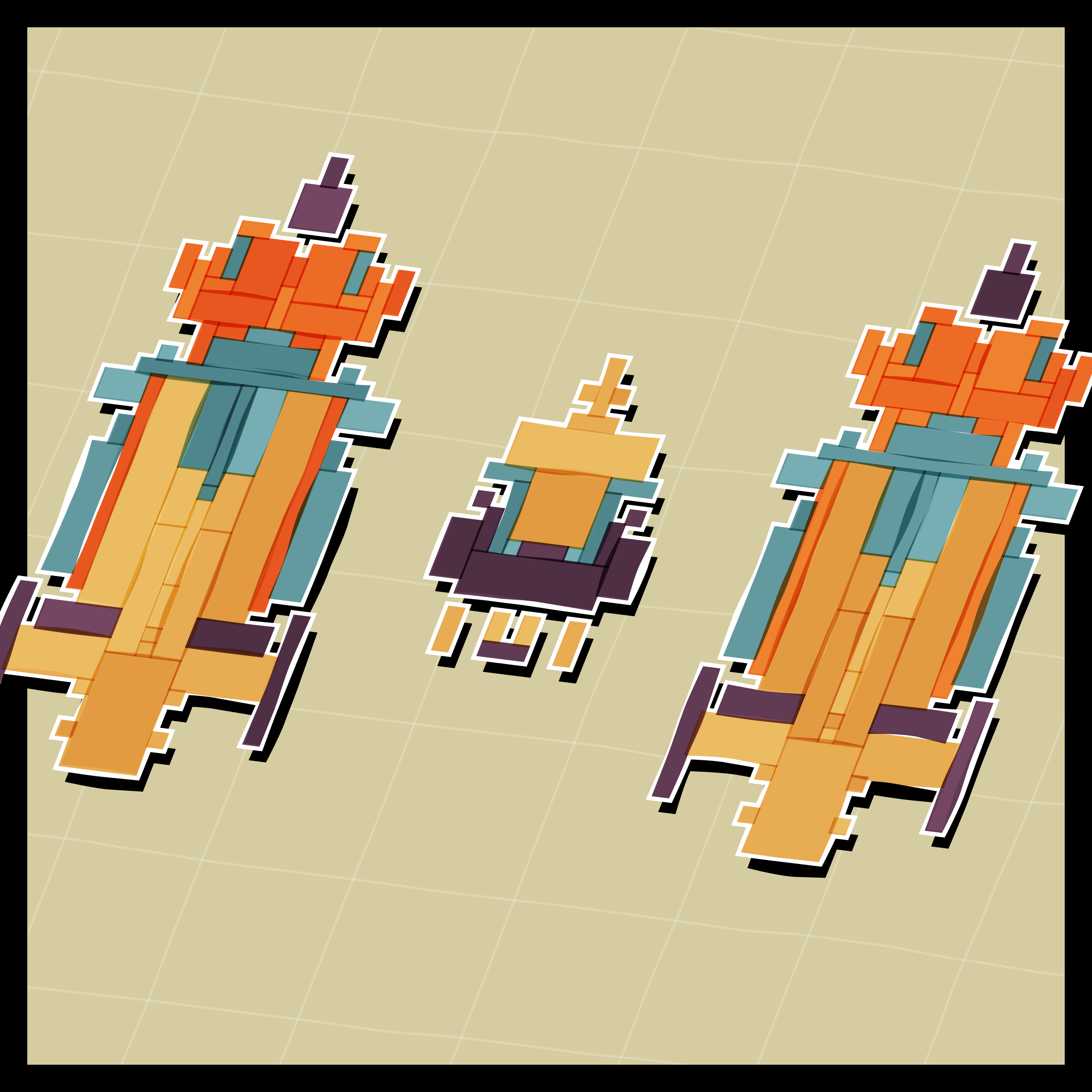 Art Blocks - Art Blocks v2 - Paper Armada #1272 - NFT # 37001272