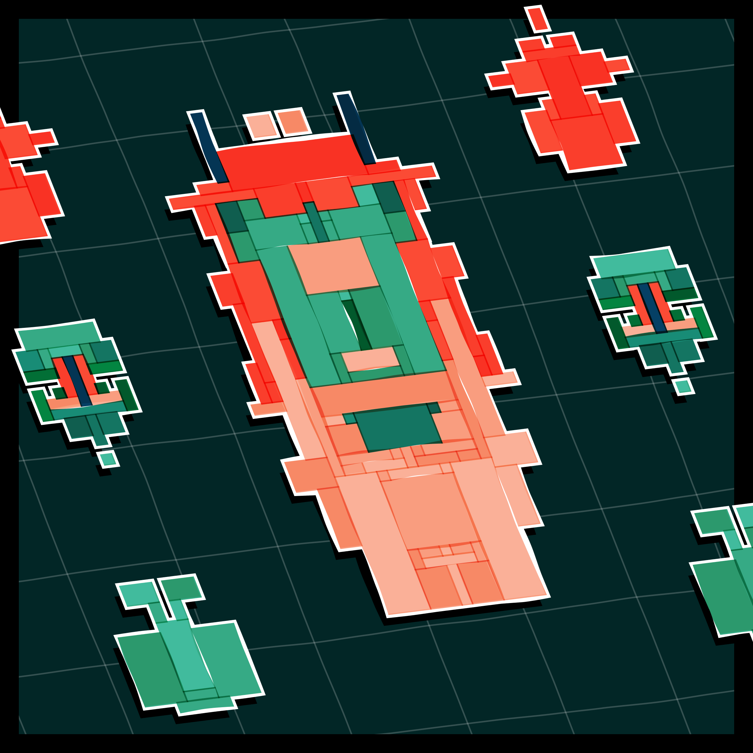 Art Blocks - Art Blocks v2 - Paper Armada #1274 - NFT # 37001274