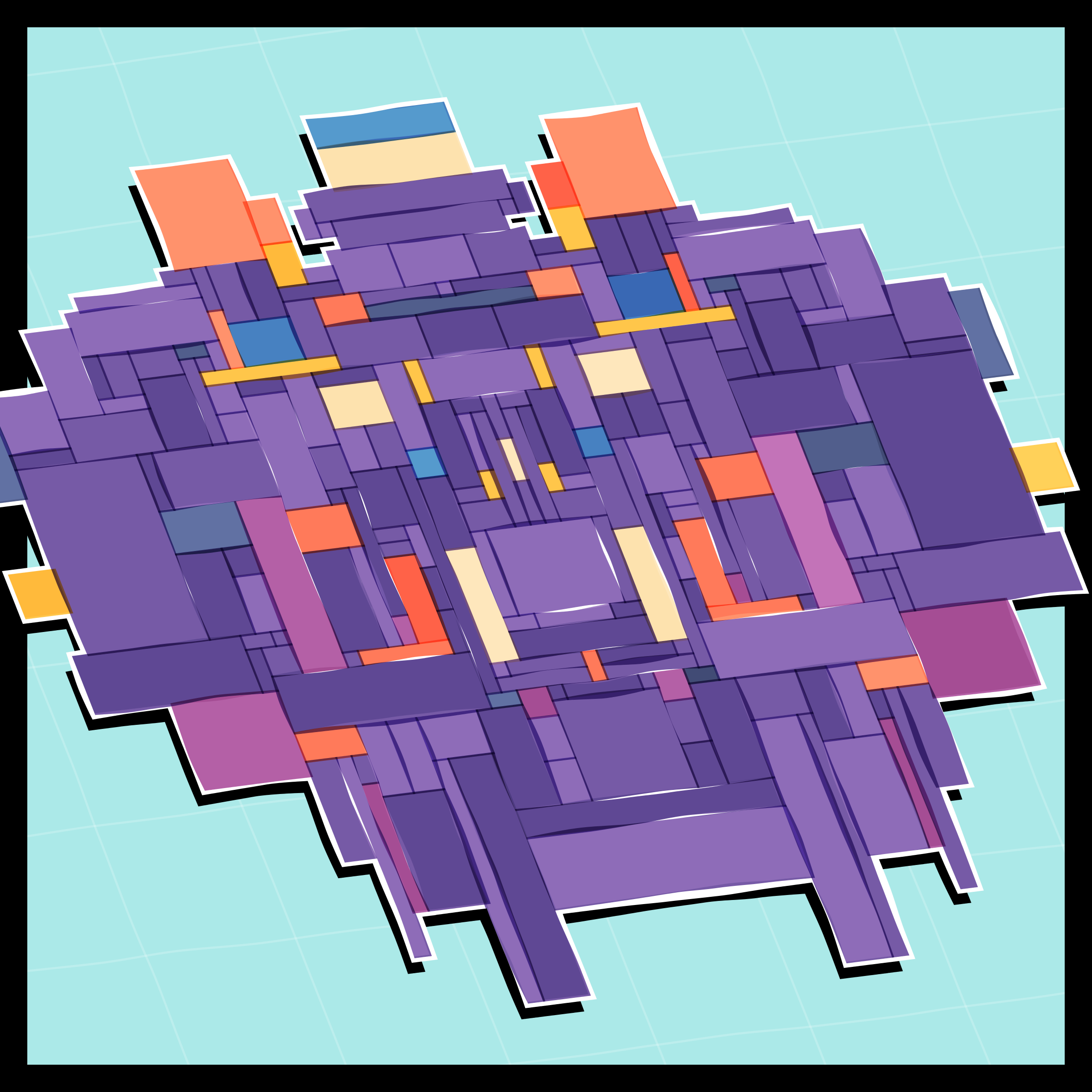 Art Blocks - Art Blocks v2 - Paper Armada #1280 - NFT # 37001280