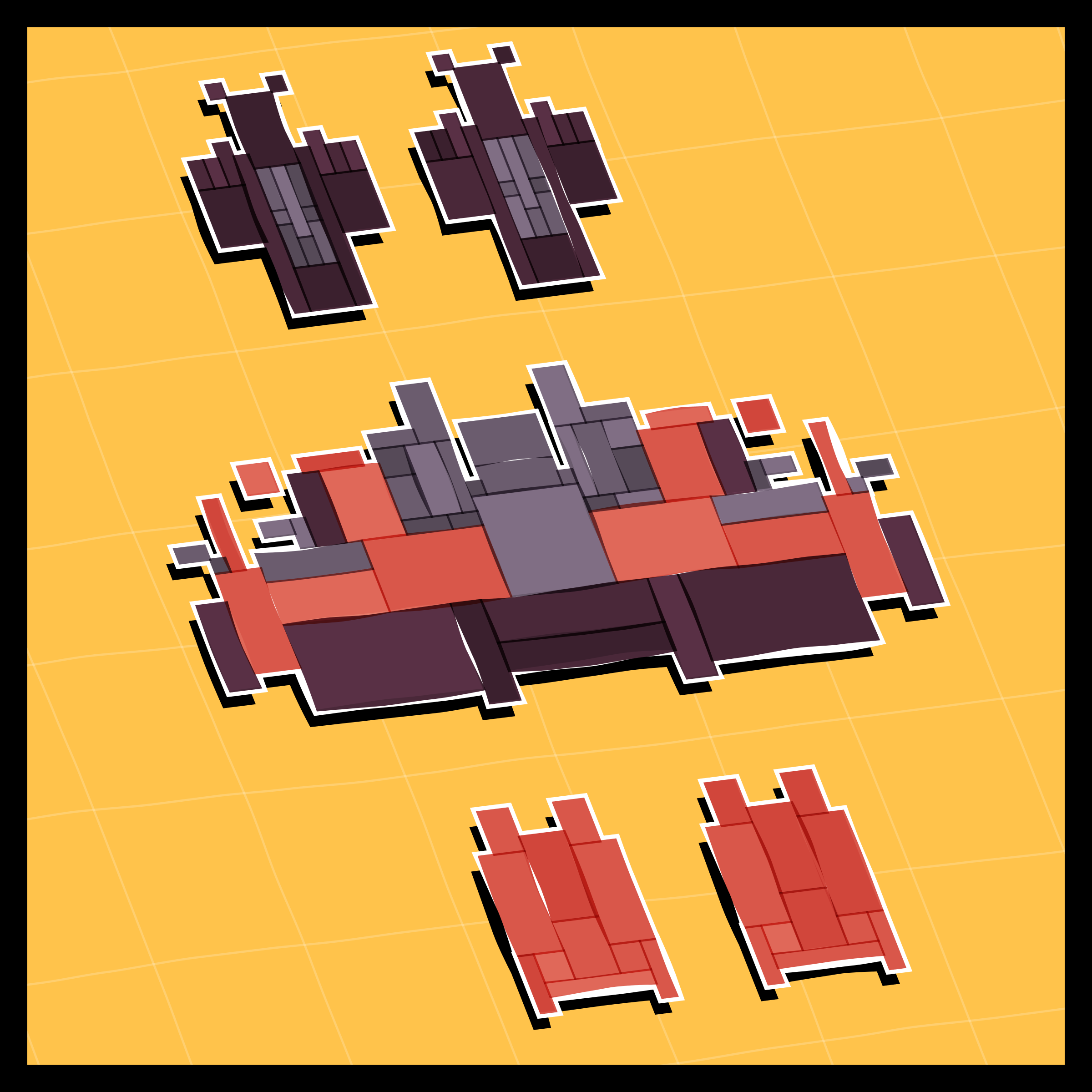 Art Blocks - Art Blocks v2 - Paper Armada #1287 - NFT # 37001287