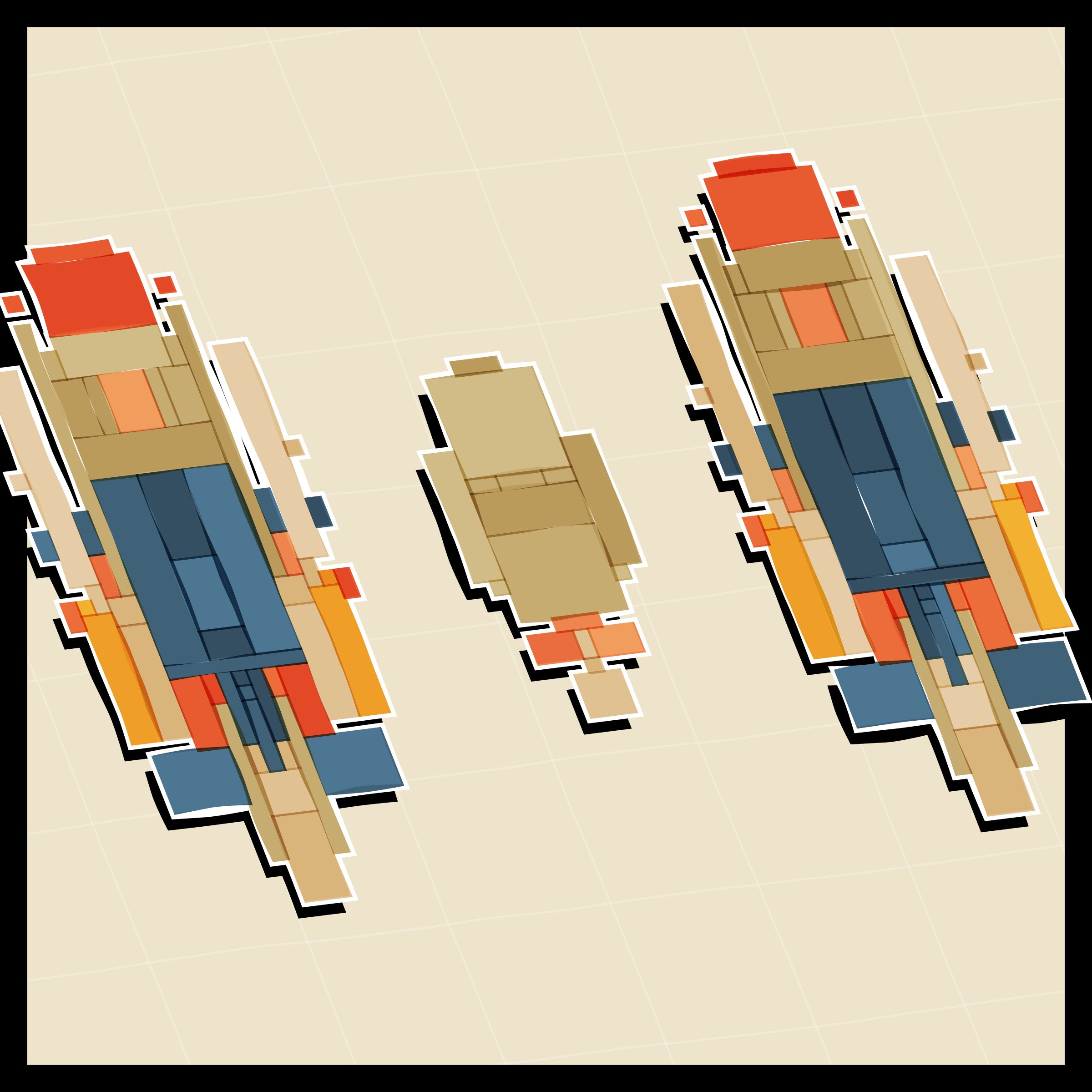 Art Blocks - Art Blocks v2 - Paper Armada #1294 - NFT # 37001294