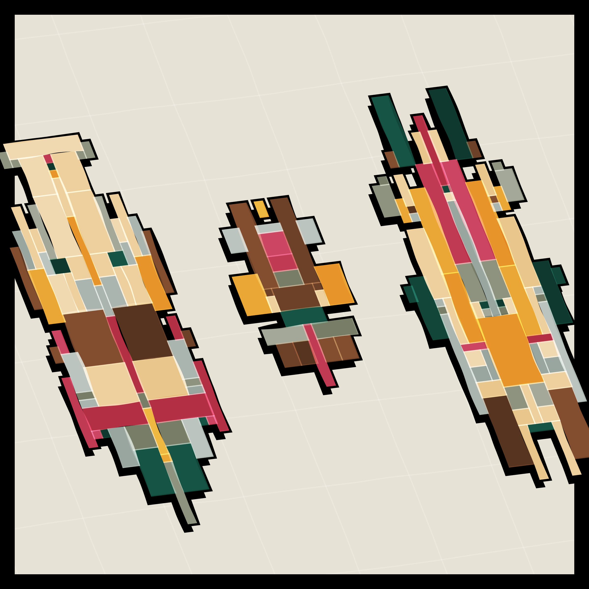 Art Blocks - Art Blocks v2 - Paper Armada #1298 - NFT # 37001298