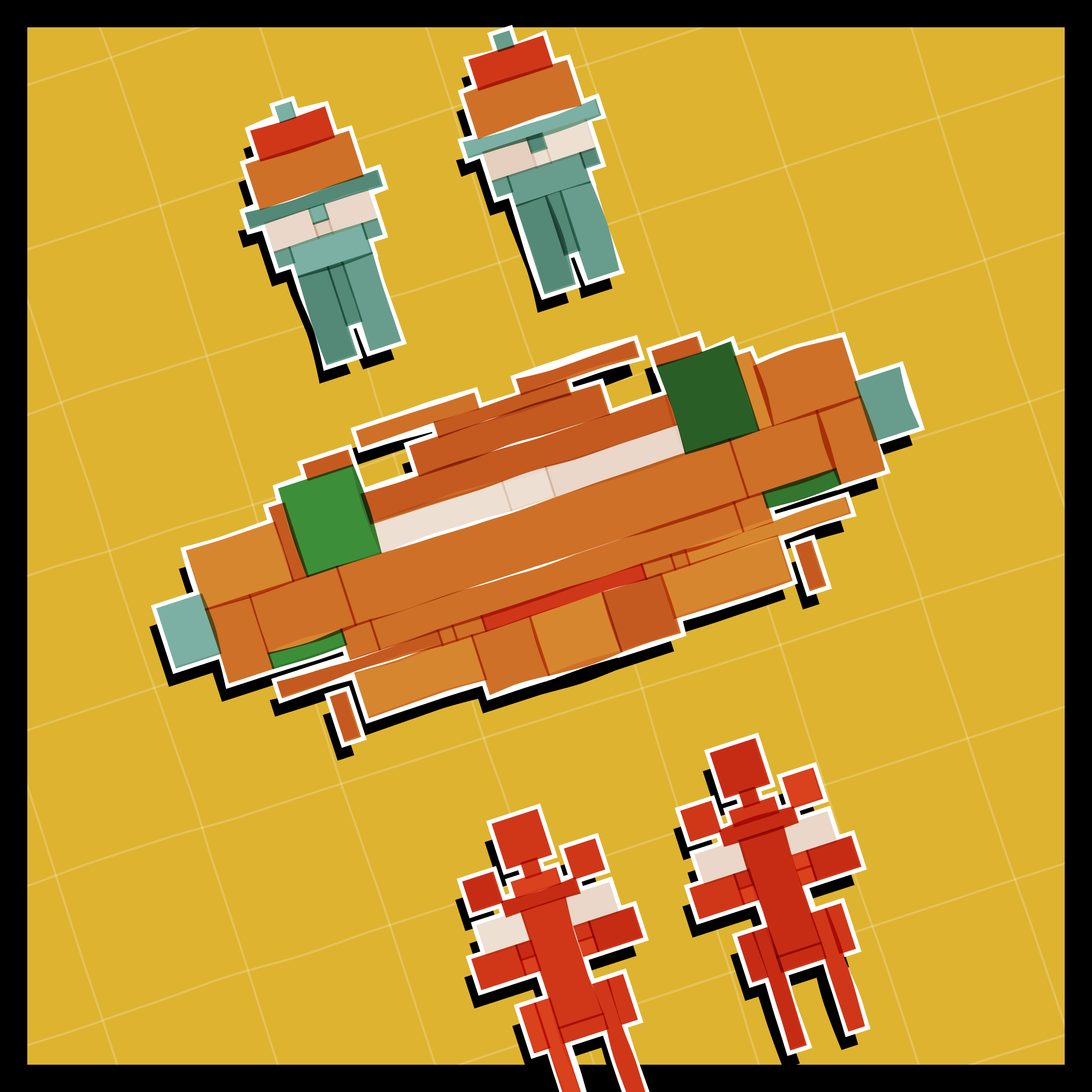 Art Blocks - Art Blocks v2 - Paper Armada #1299 - NFT # 37001299