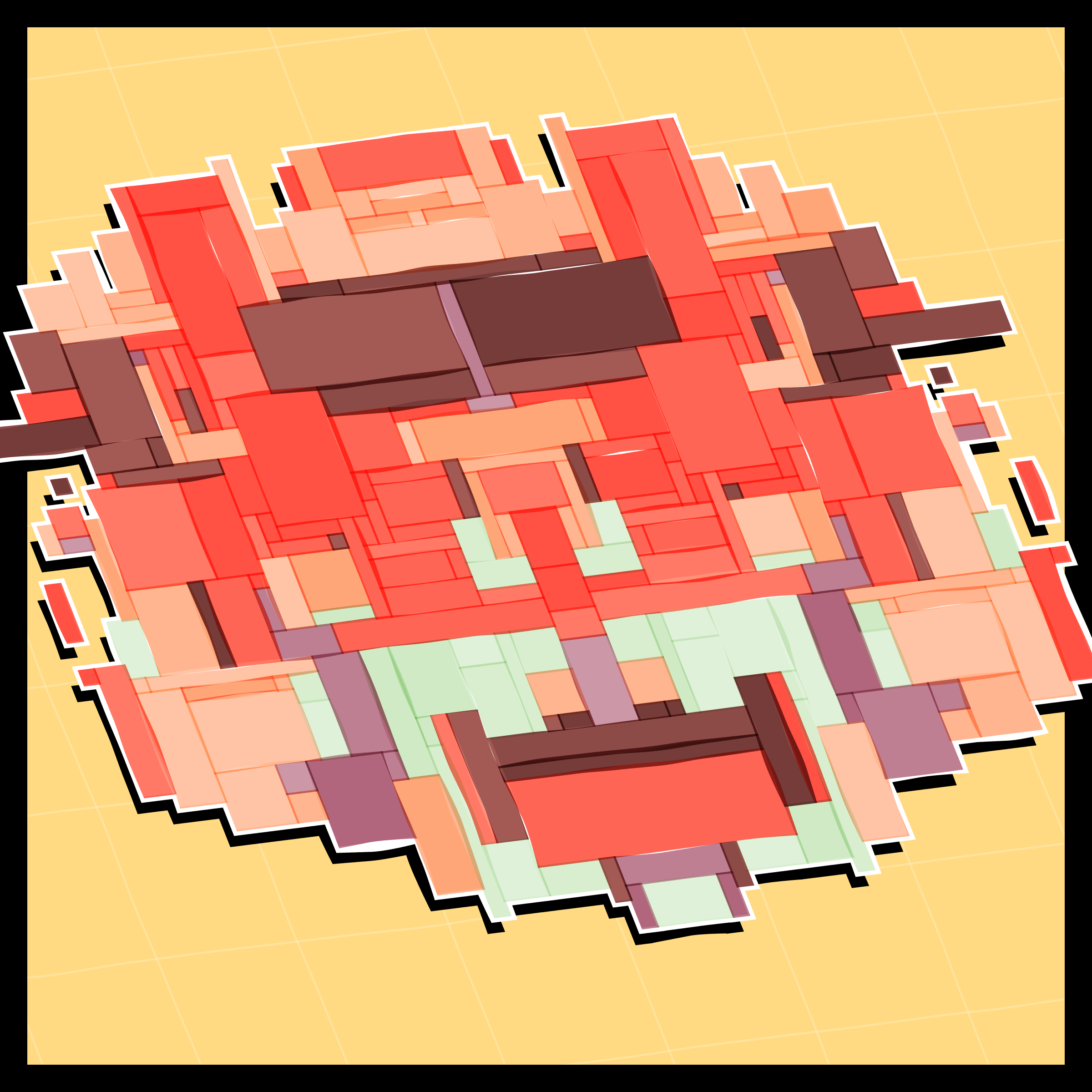 Art Blocks - Art Blocks v2 - Paper Armada #1301 - NFT # 37001301