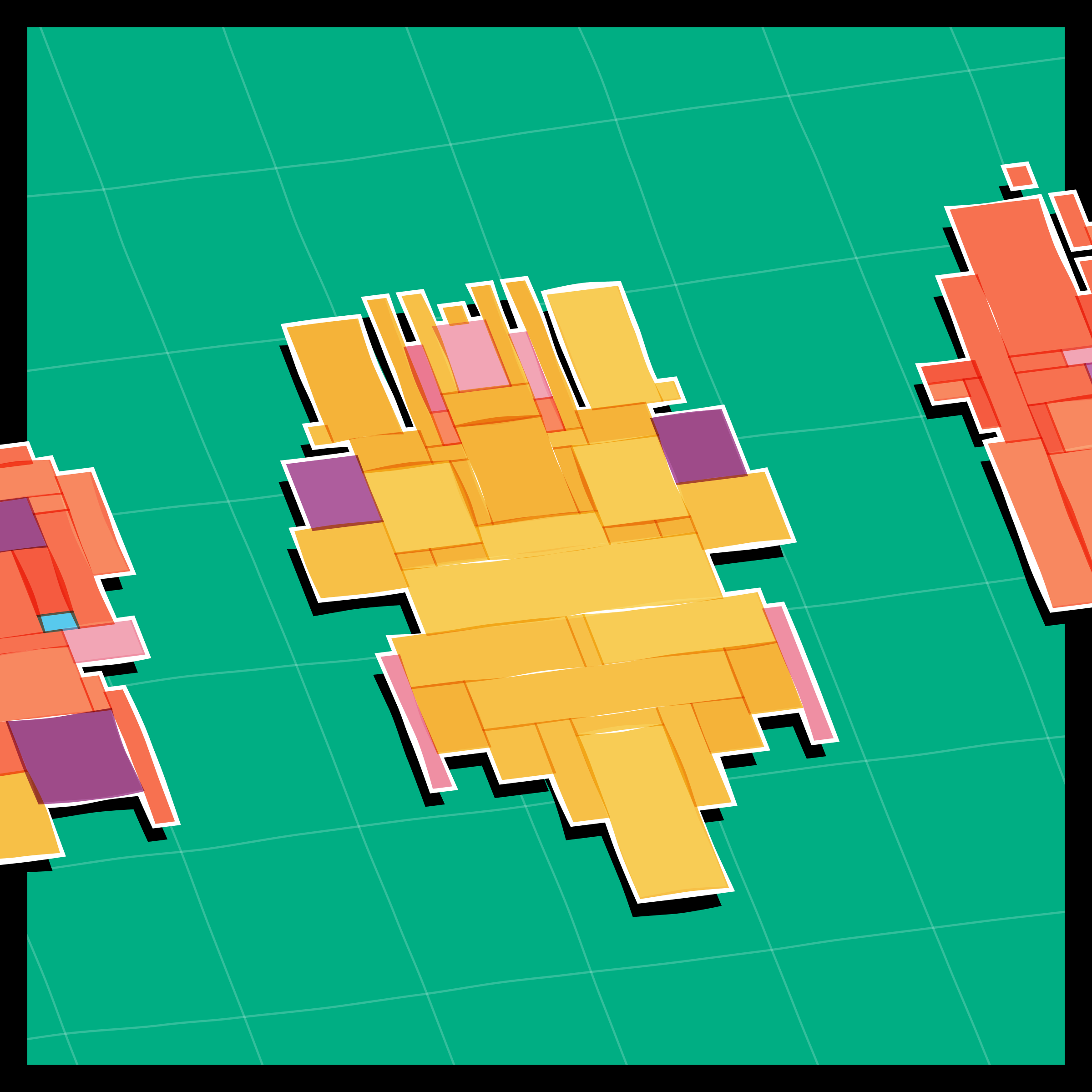 Art Blocks - Art Blocks v2 - Paper Armada #1307 - NFT # 37001307