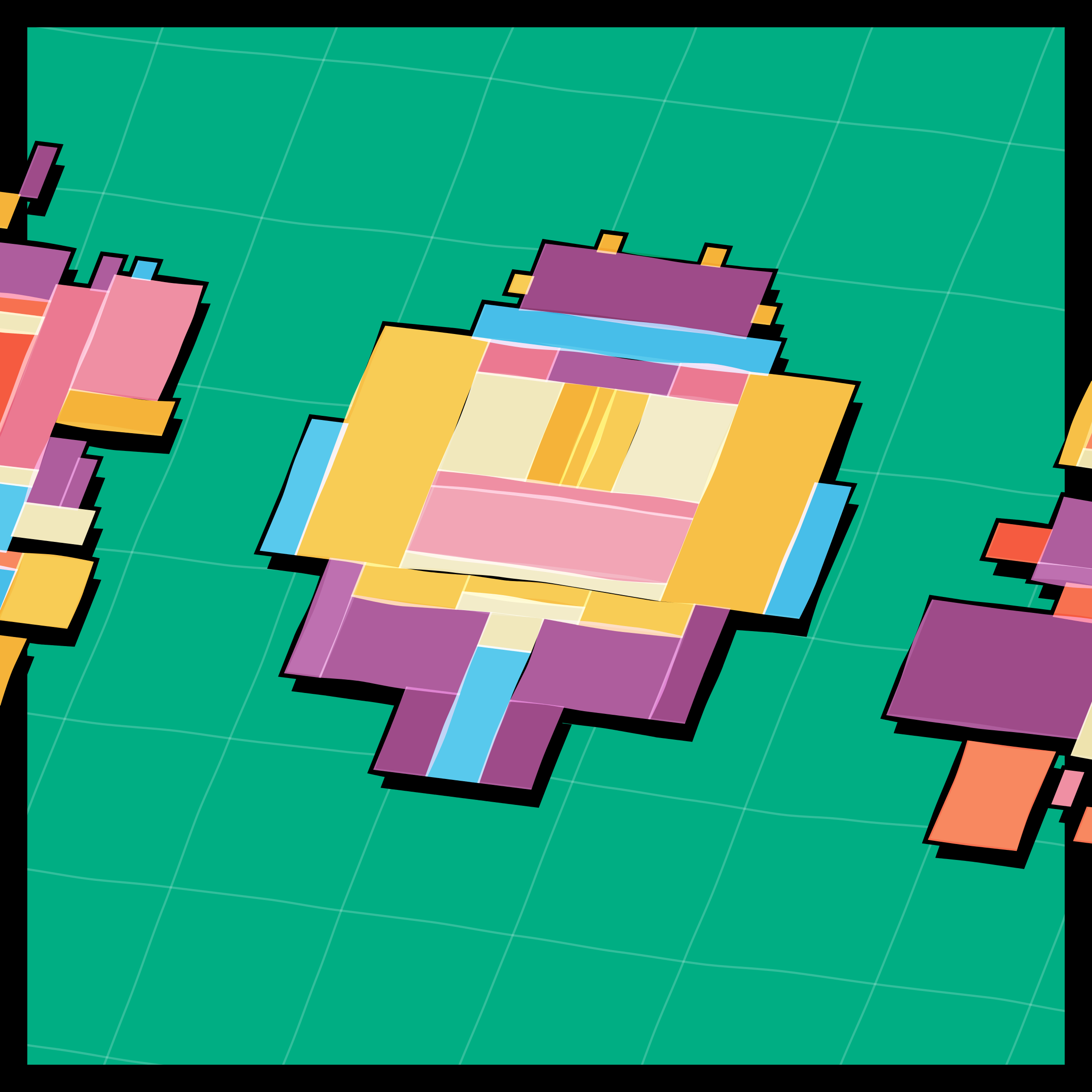 Art Blocks - Art Blocks v2 - Paper Armada #1323 - NFT # 37001323