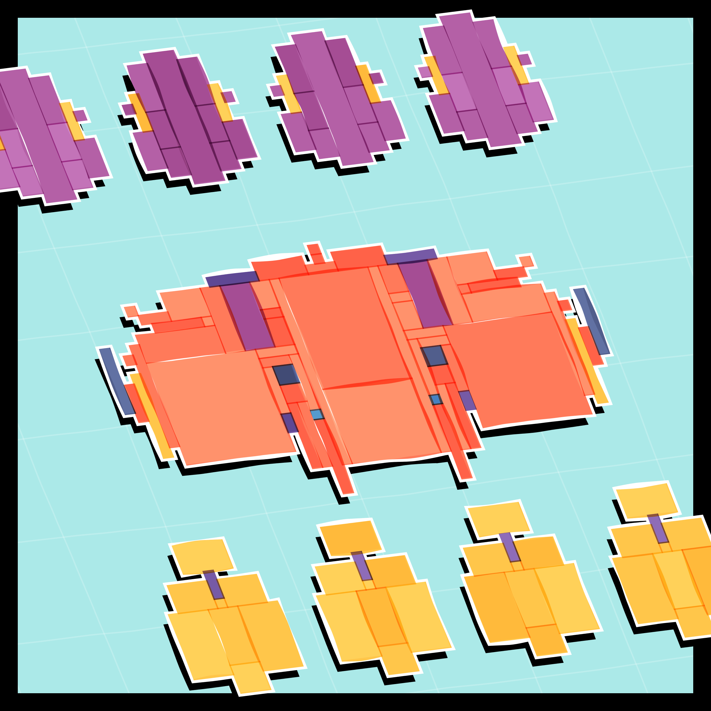 Art Blocks - Art Blocks v2 - Paper Armada #1342 - NFT # 37001342