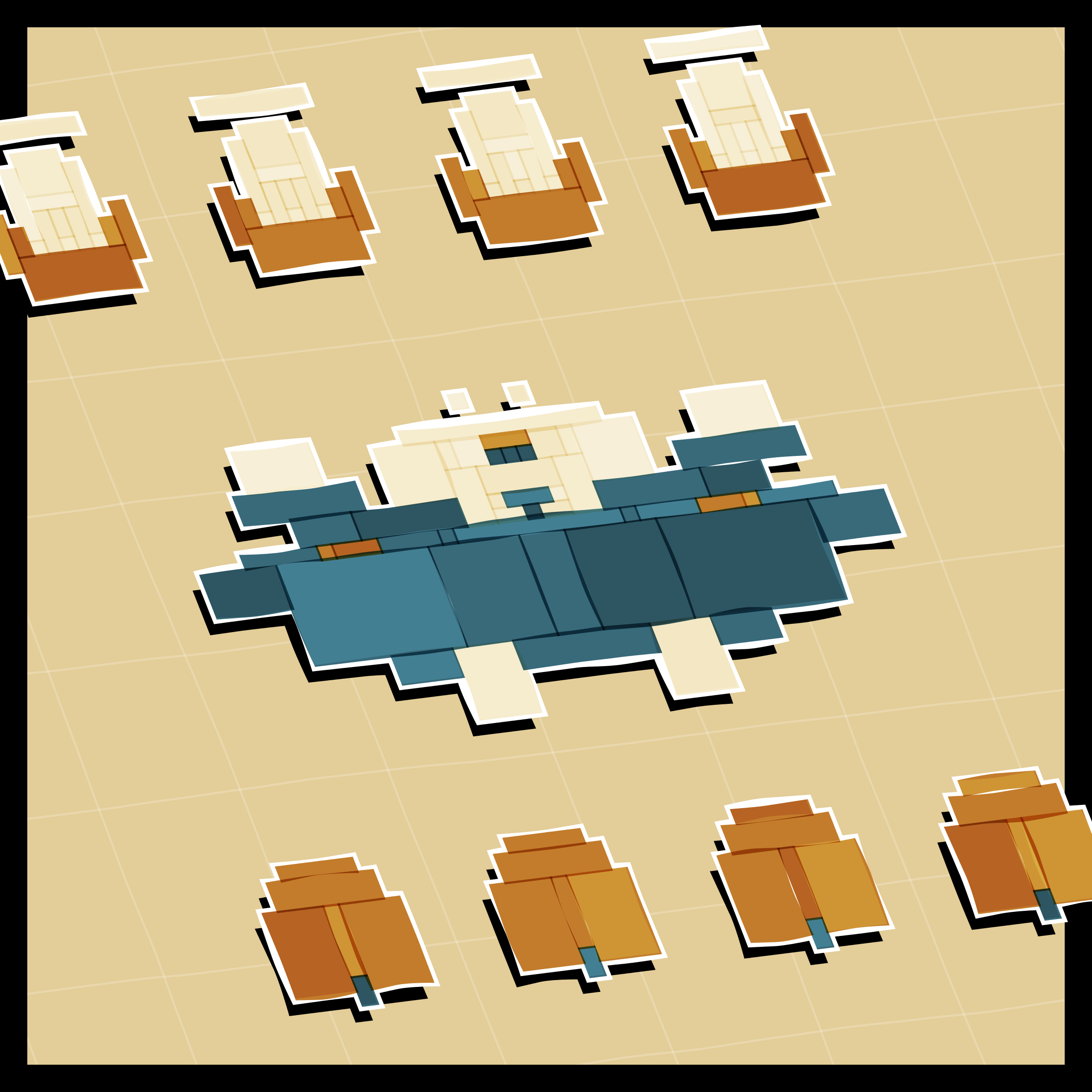 Art Blocks - Art Blocks v2 - Paper Armada #1347 - NFT # 37001347