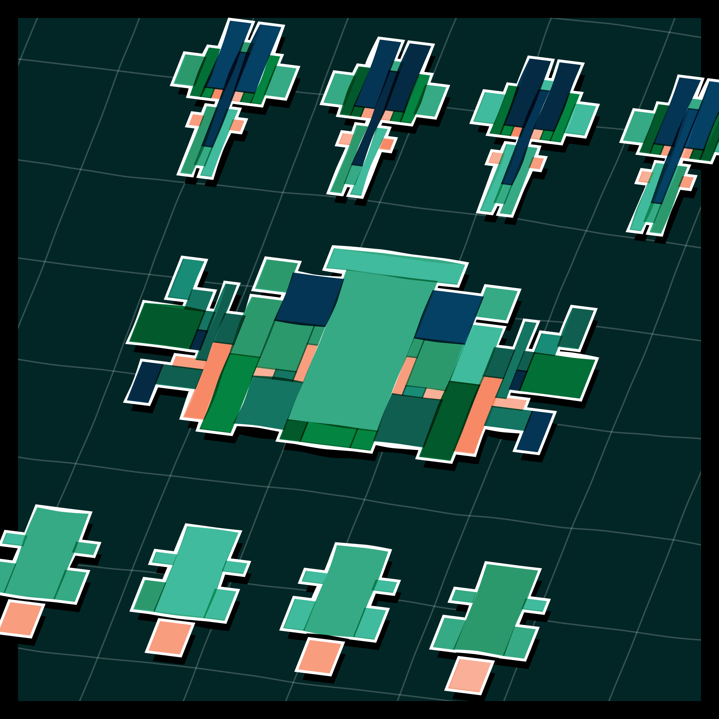 Art Blocks - Art Blocks v2 - Paper Armada #1349 - NFT # 37001349