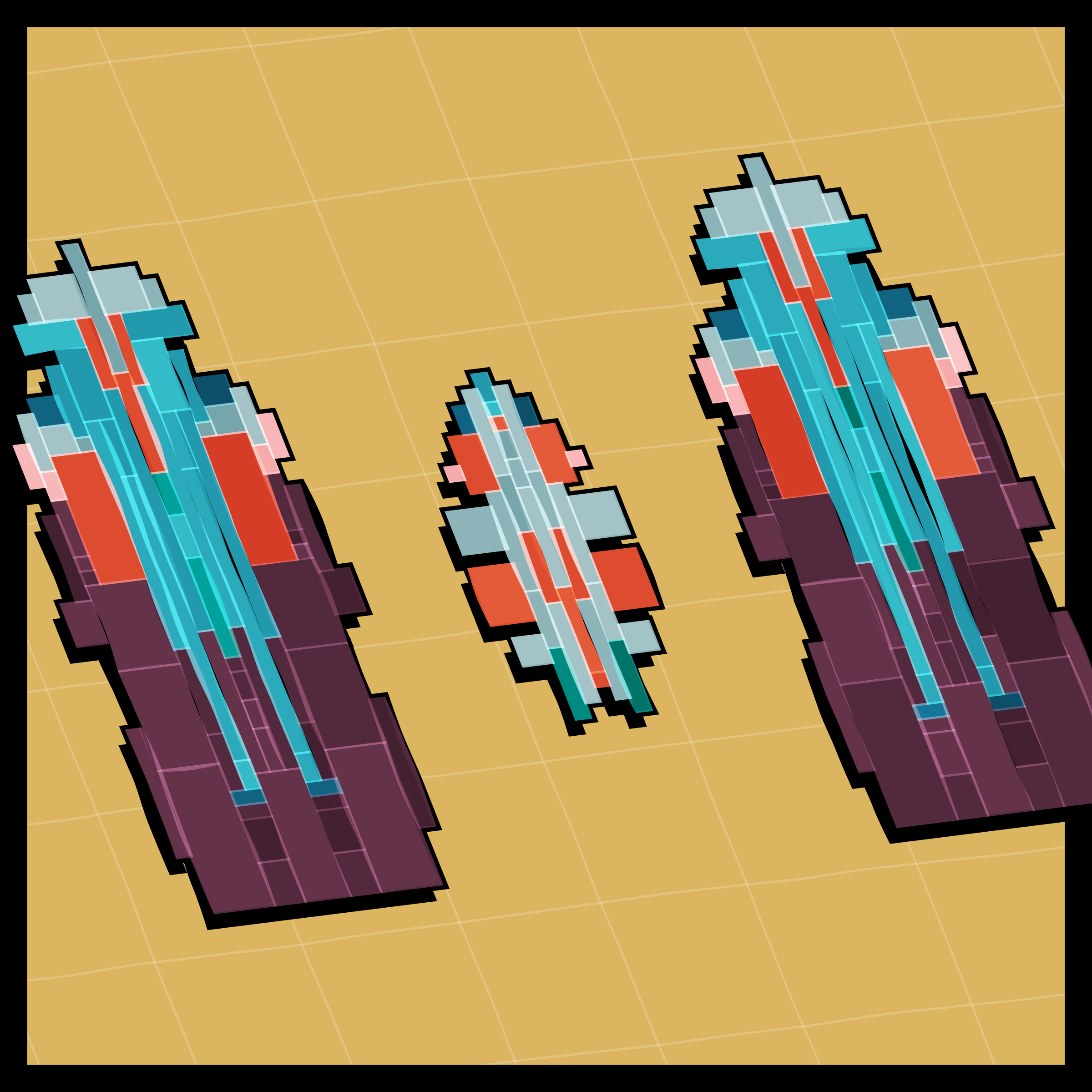 Art Blocks - Art Blocks v2 - Paper Armada #1352 - NFT # 37001352