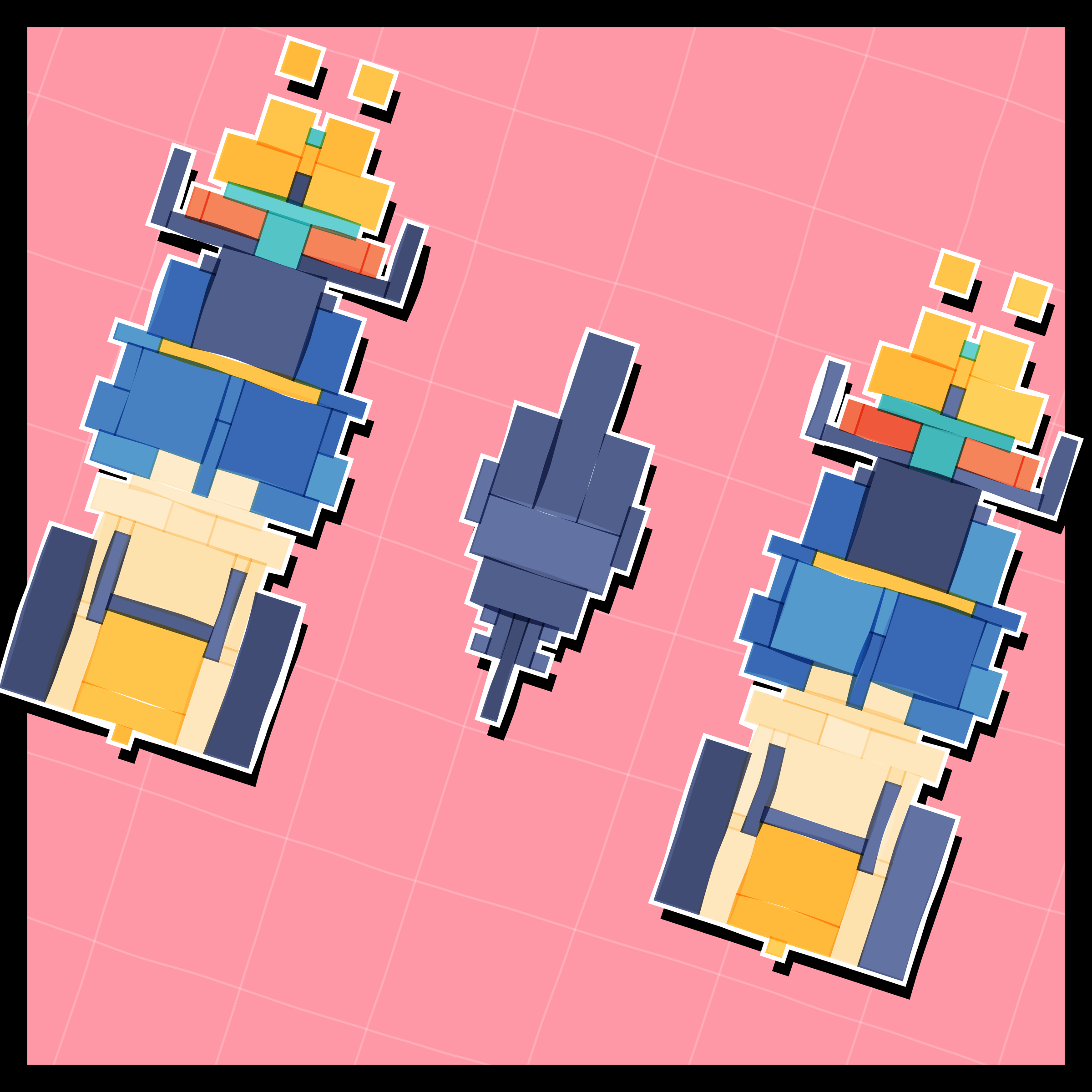 Art Blocks - Art Blocks v2 - Paper Armada #1354 - NFT # 37001354