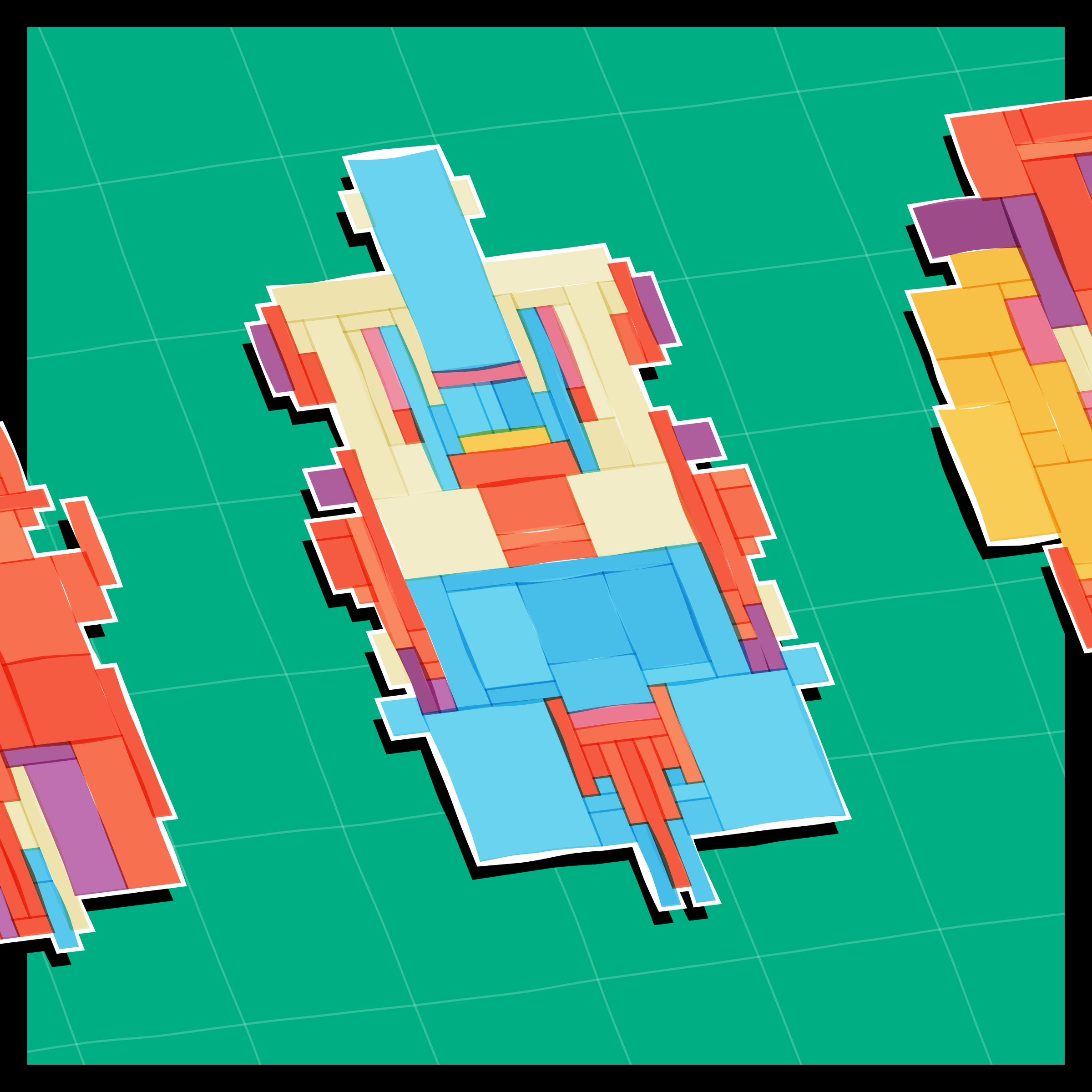 Art Blocks - Art Blocks v2 - Paper Armada #1365 - NFT # 37001365