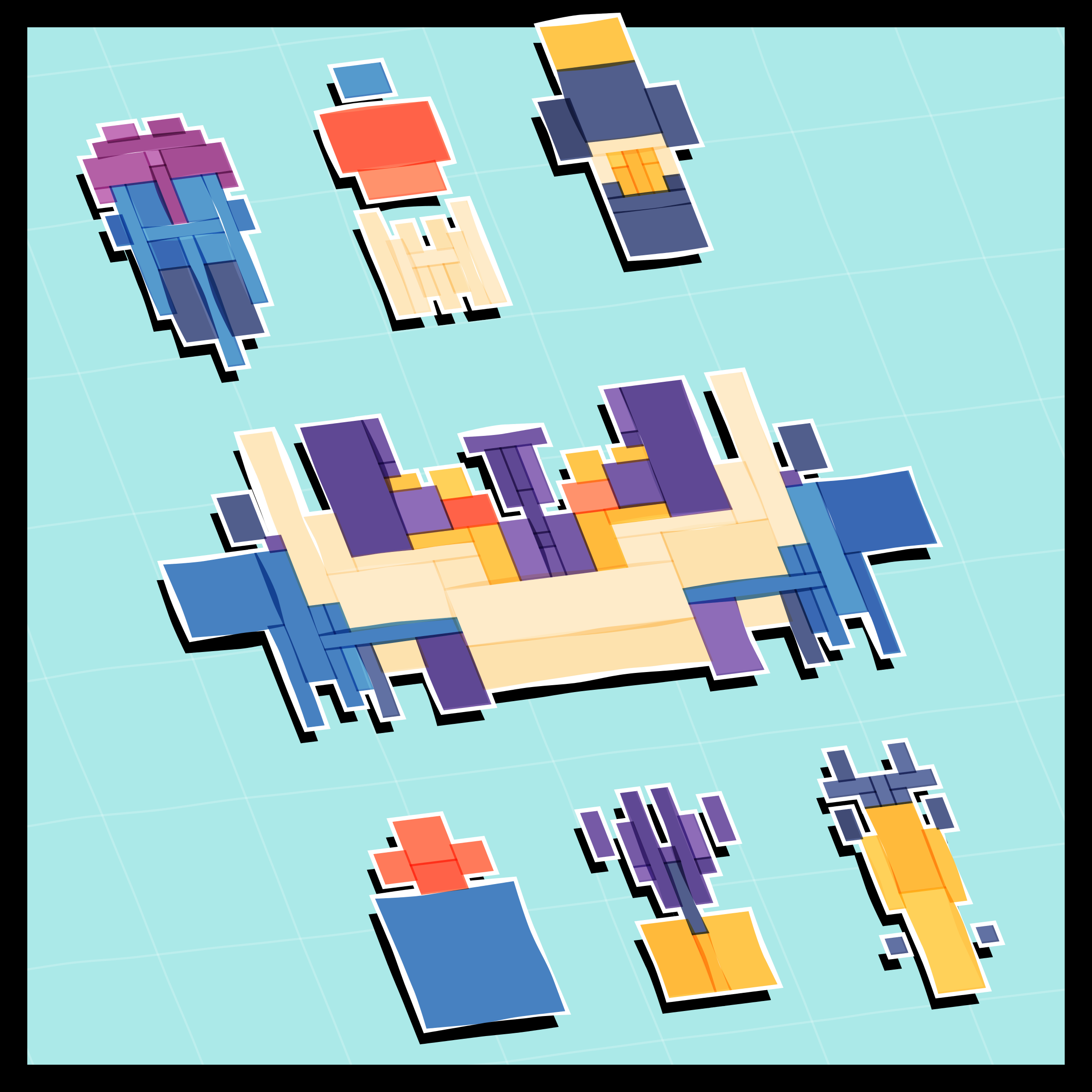 Art Blocks - Art Blocks v2 - Paper Armada #1367 - NFT # 37001367