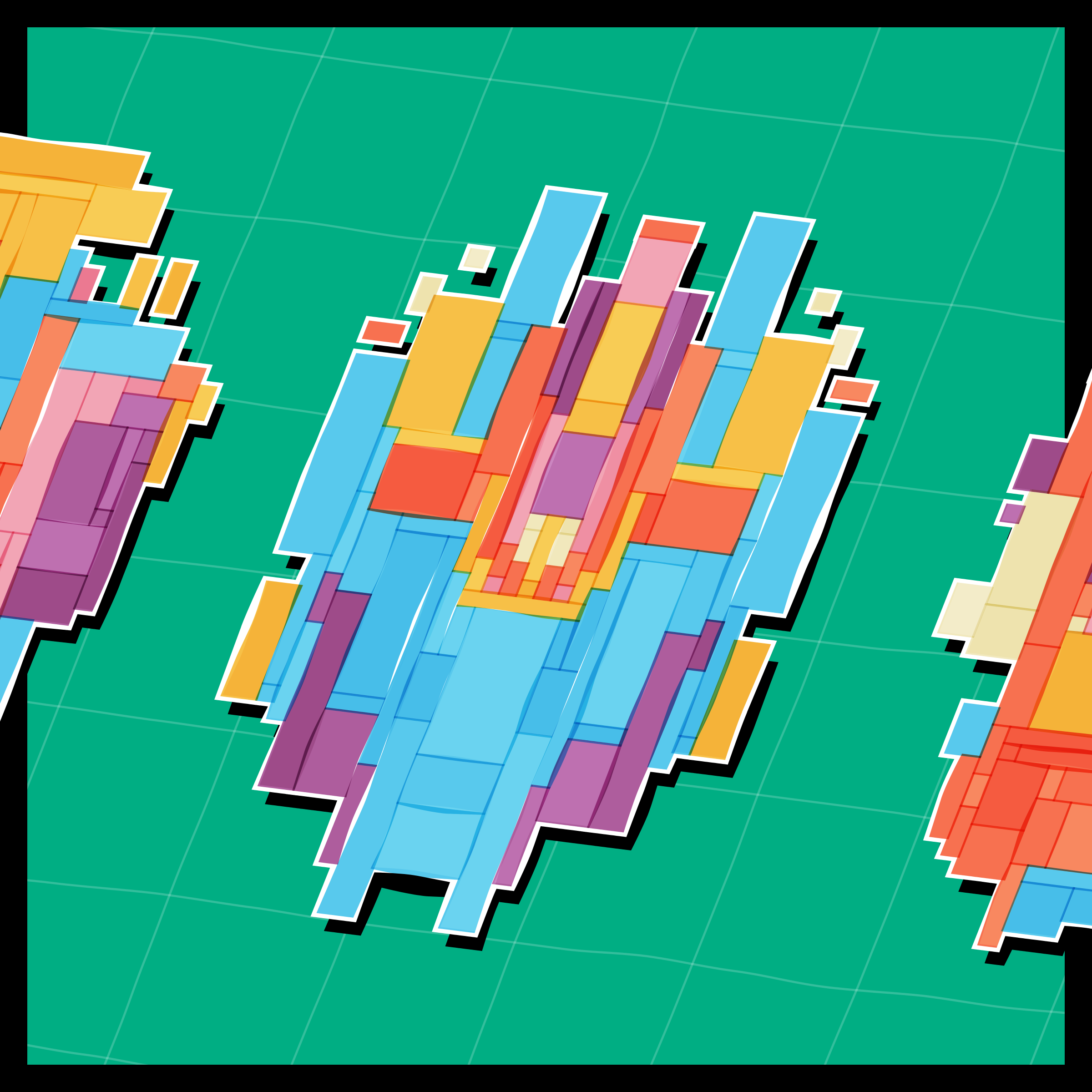 Art Blocks - Art Blocks v2 - Paper Armada #1369 - NFT # 37001369