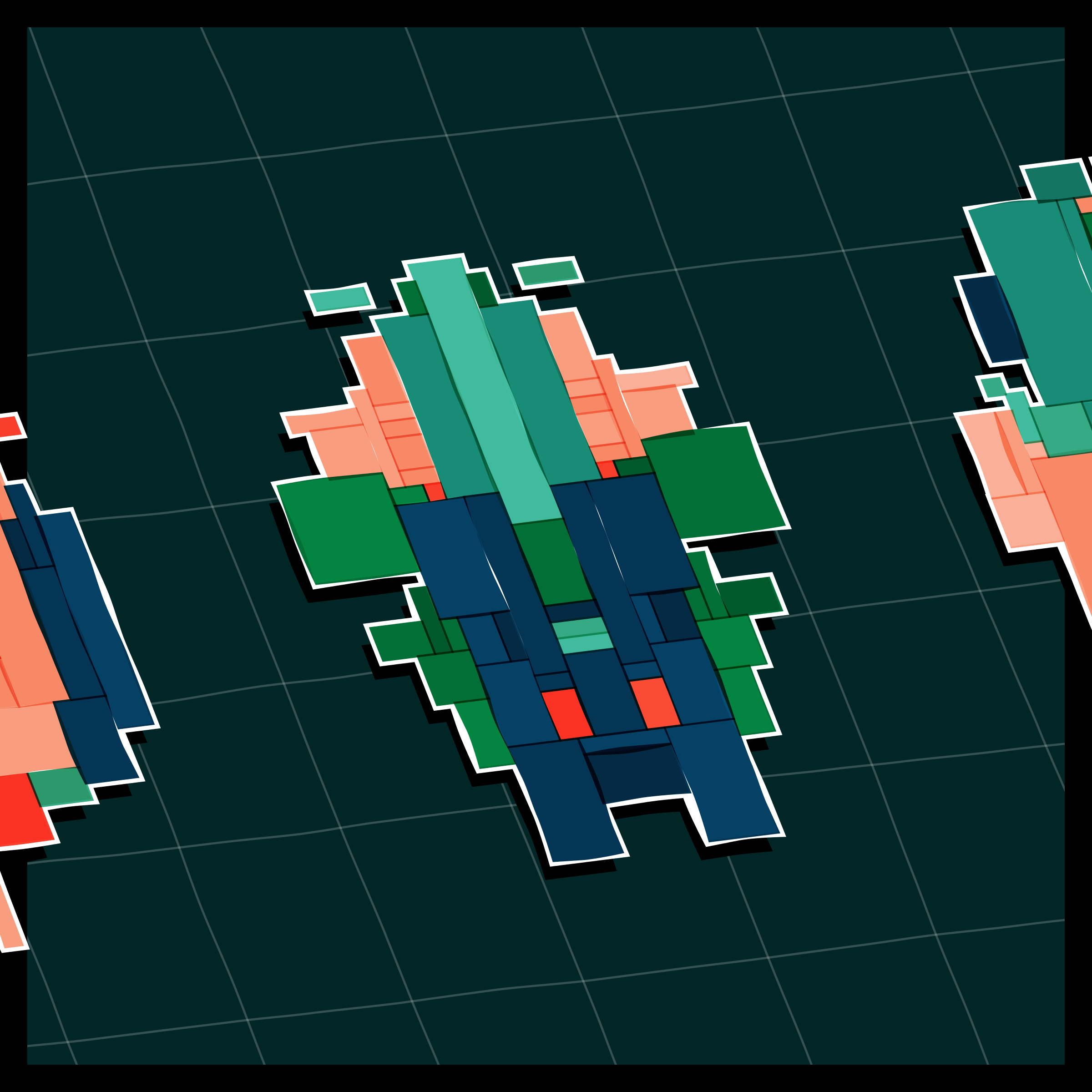 Art Blocks - Art Blocks v2 - Paper Armada #1371 - NFT # 37001371