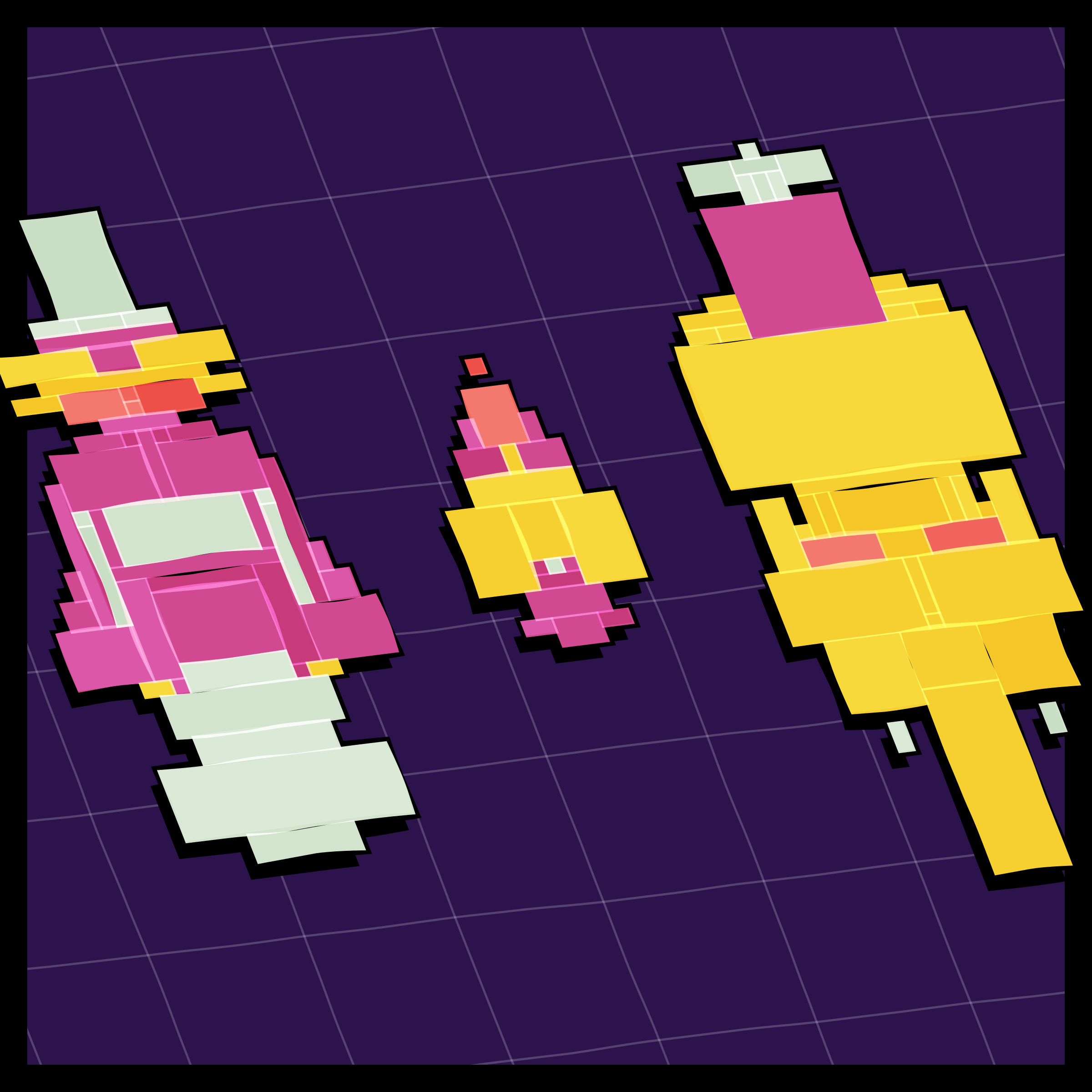 Art Blocks - Art Blocks v2 - Paper Armada #1380 - NFT # 37001380