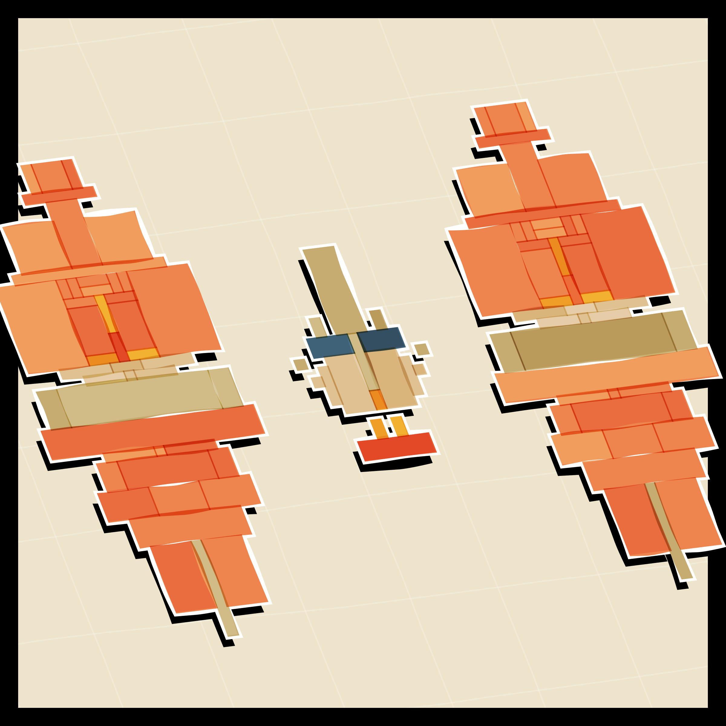 Art Blocks - Art Blocks v2 - Paper Armada #1386 - NFT # 37001386