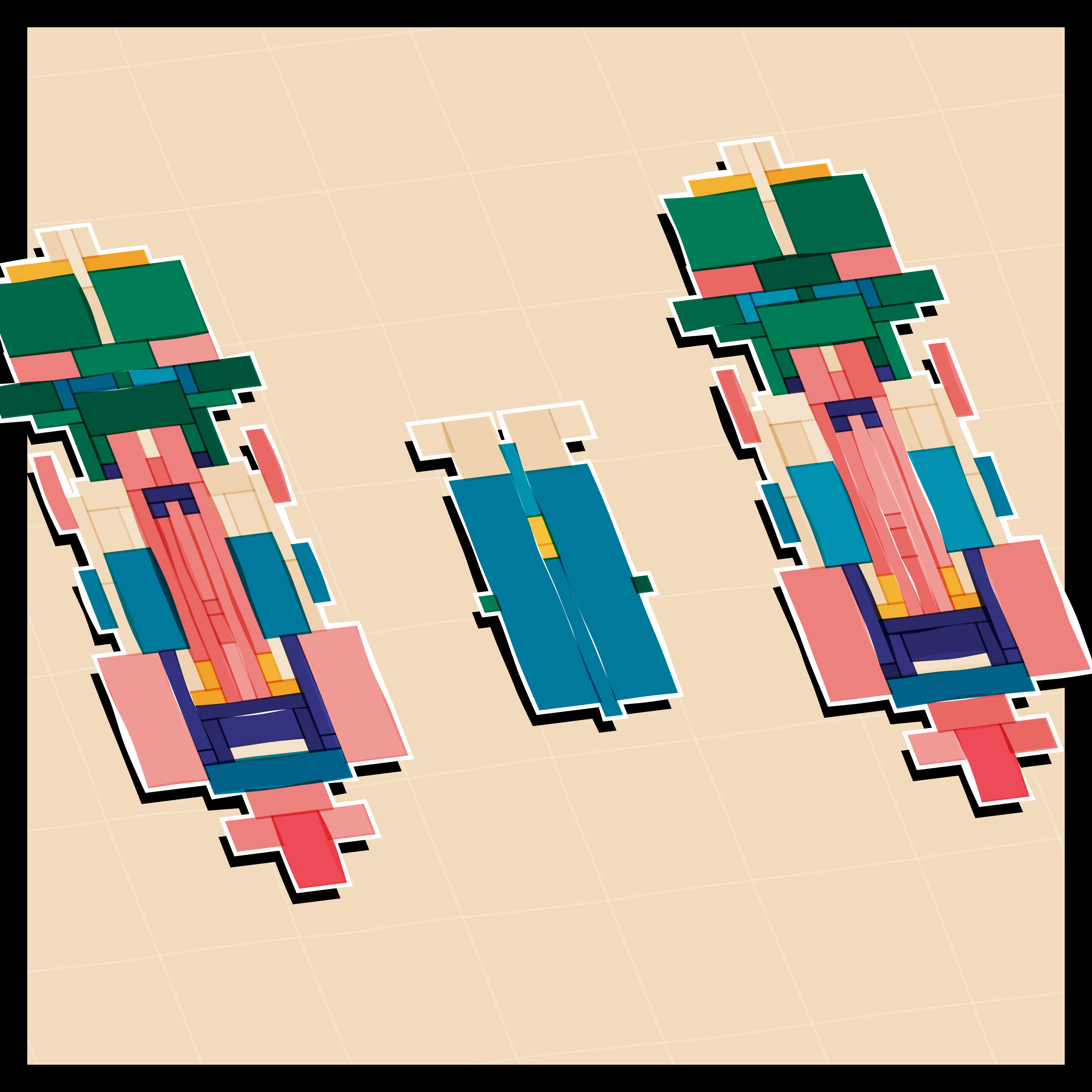 Art Blocks - Art Blocks v2 - Paper Armada #1388 - NFT # 37001388