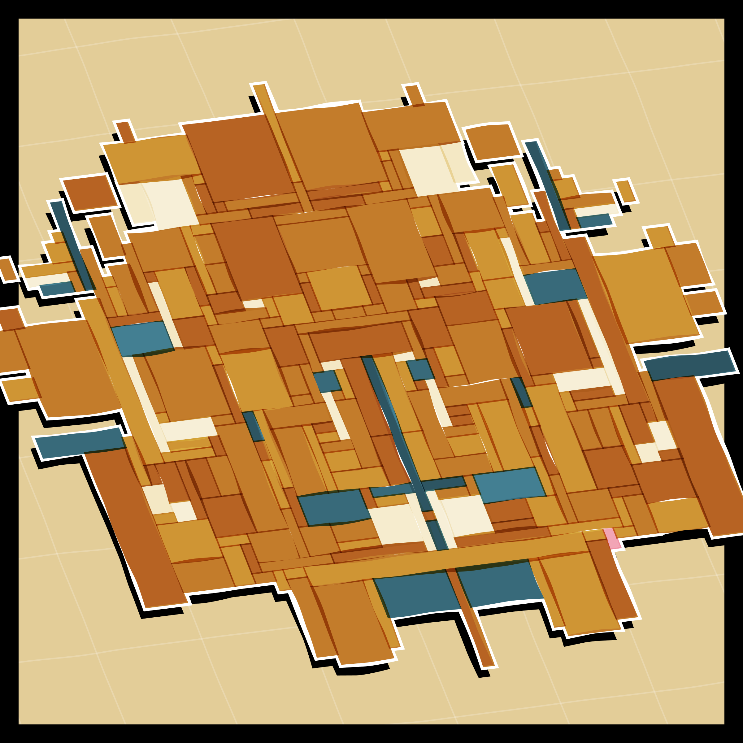 Art Blocks - Art Blocks v2 - Paper Armada #1392 - NFT # 37001392