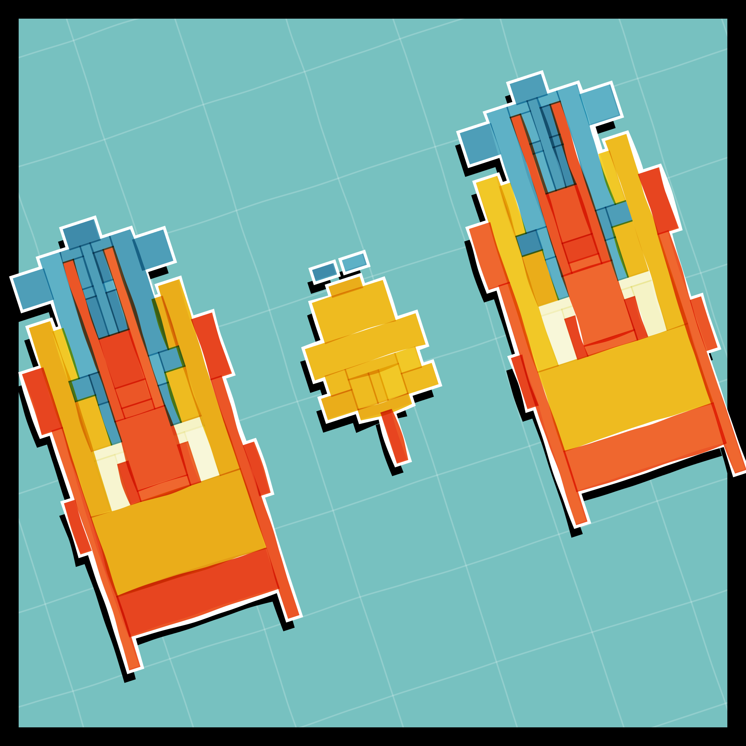 Art Blocks - Art Blocks v2 - Paper Armada #1394 - NFT # 37001394