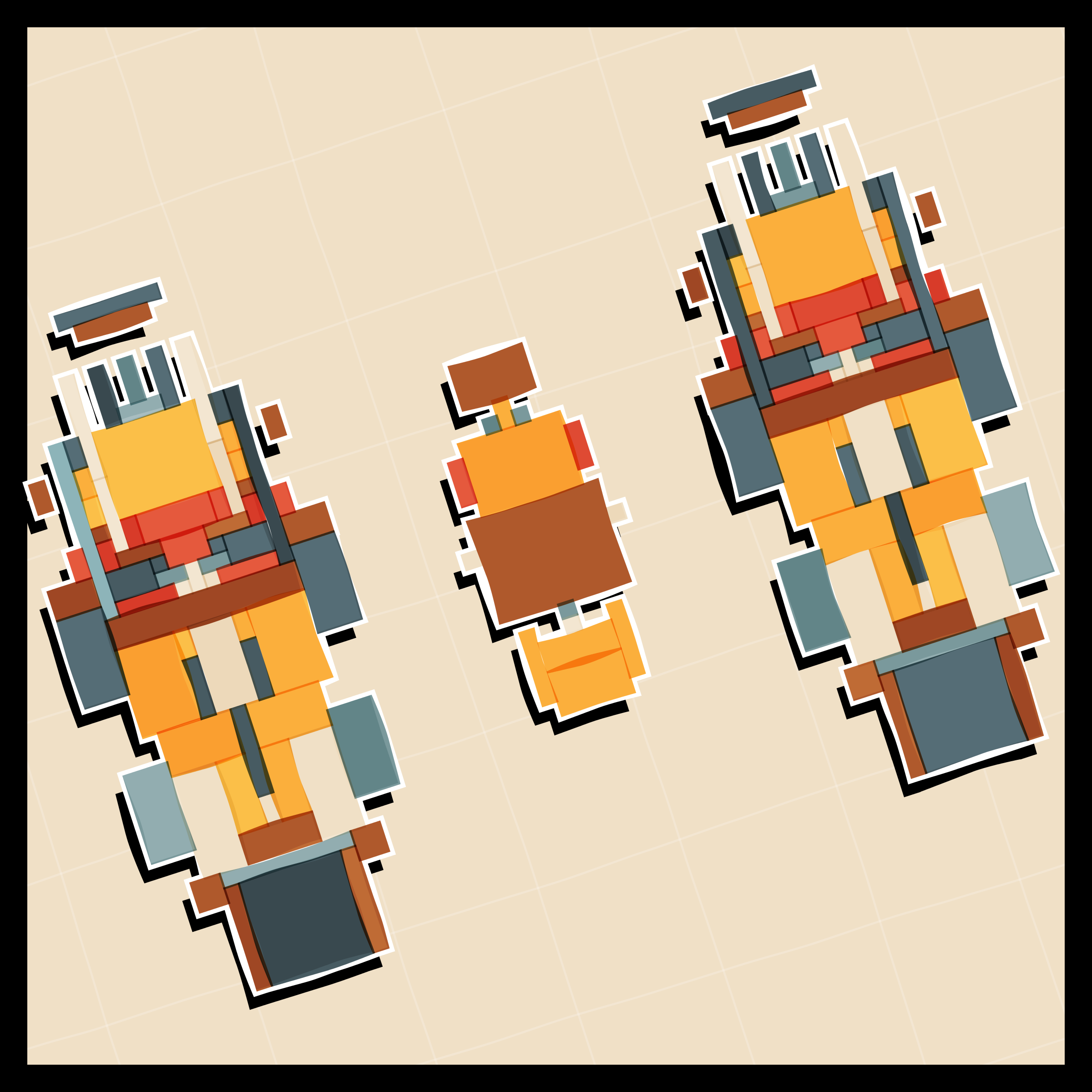 Art Blocks - Art Blocks v2 - Paper Armada #1401 - NFT # 37001401