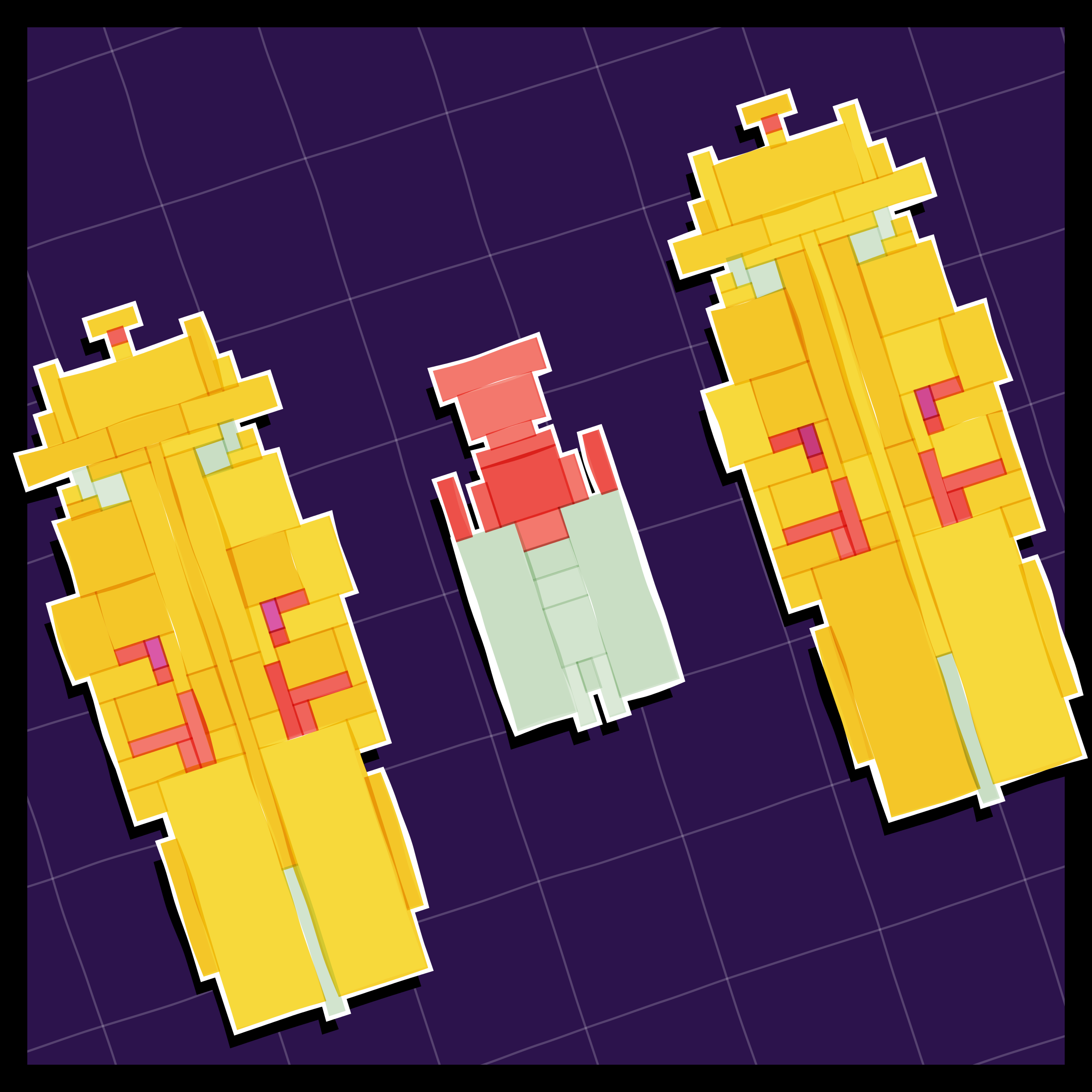 Art Blocks - Art Blocks v2 - Paper Armada #1407 - NFT # 37001407