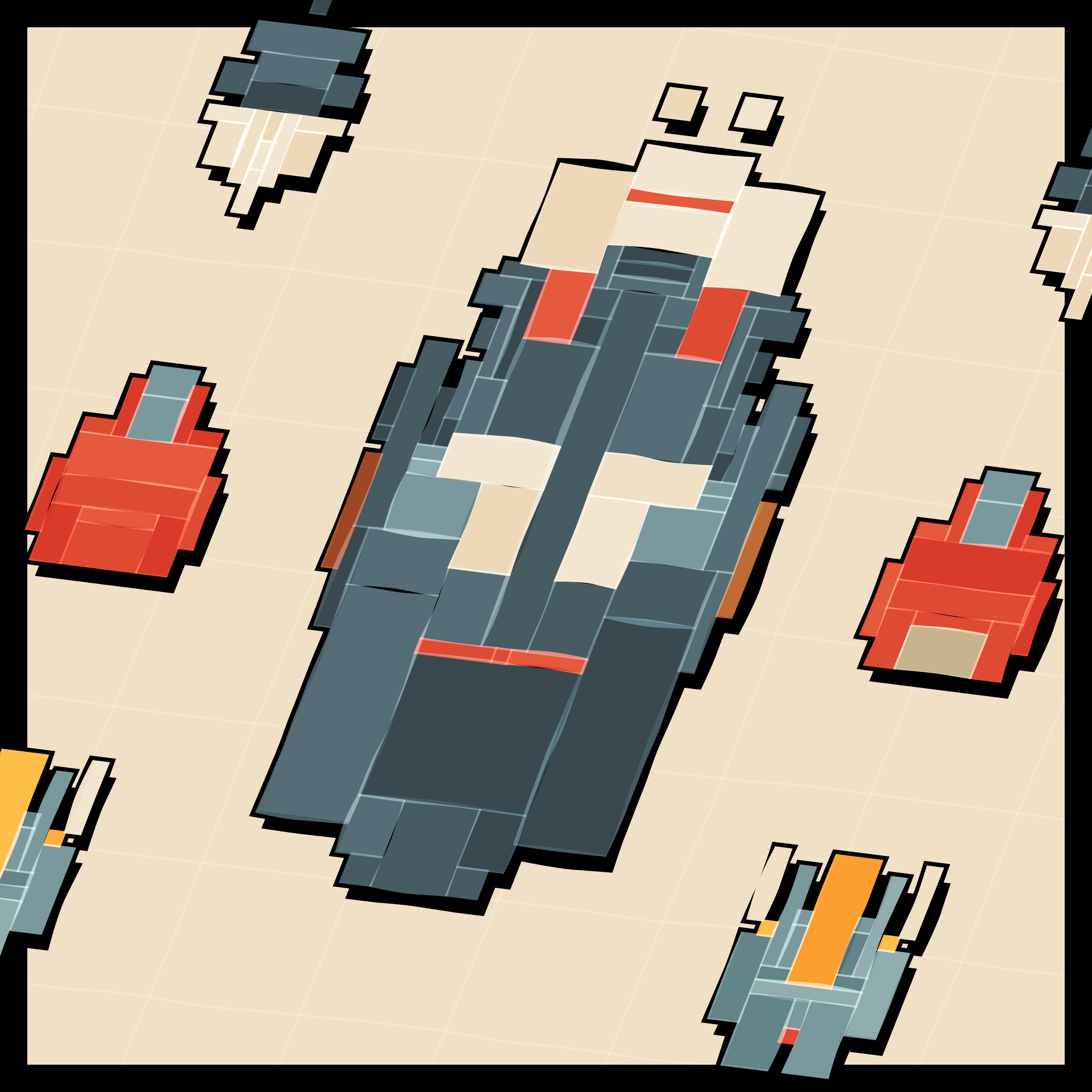 Art Blocks - Art Blocks v2 - Paper Armada #1422 - NFT # 37001422