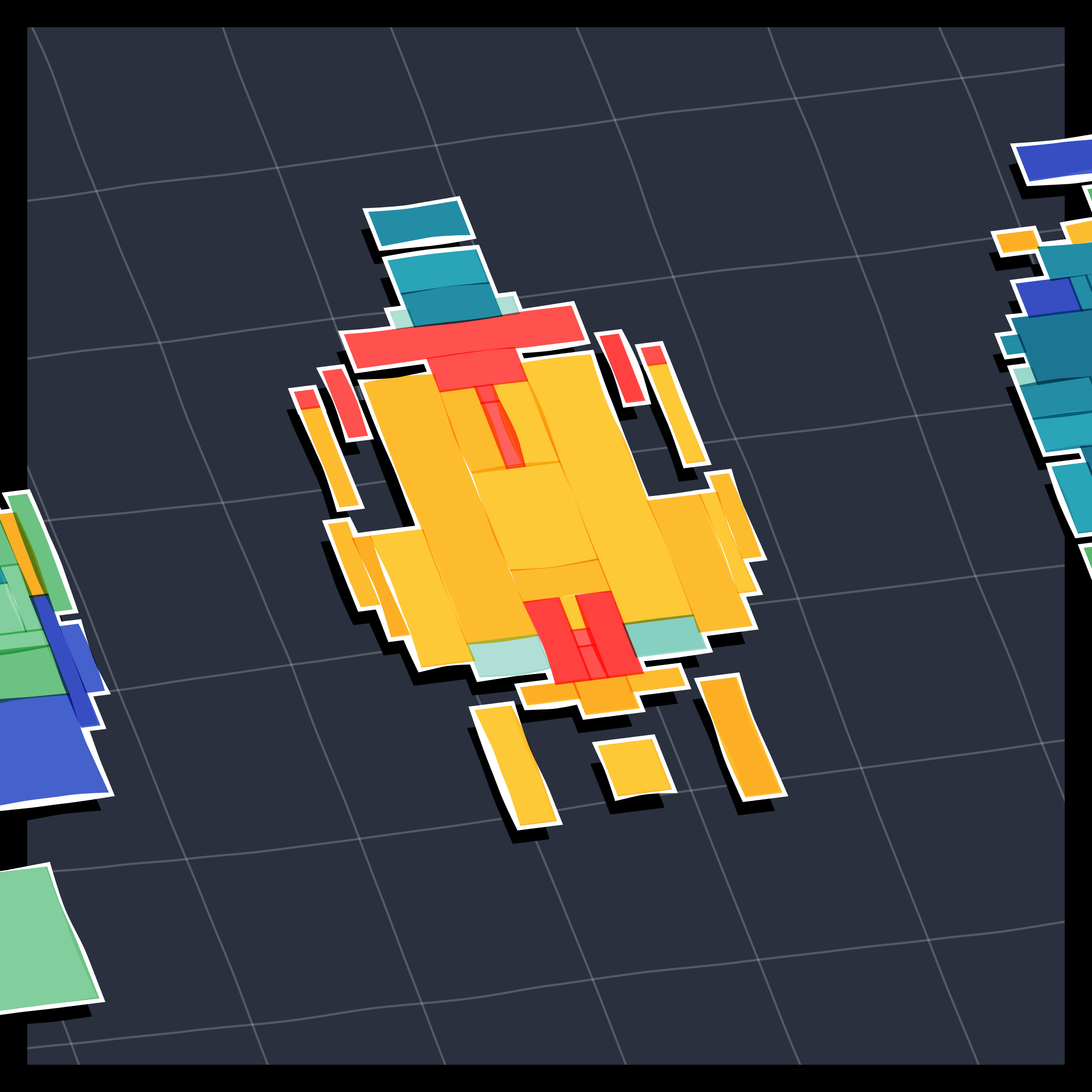 Art Blocks - Art Blocks v2 - Paper Armada #1432 - NFT # 37001432