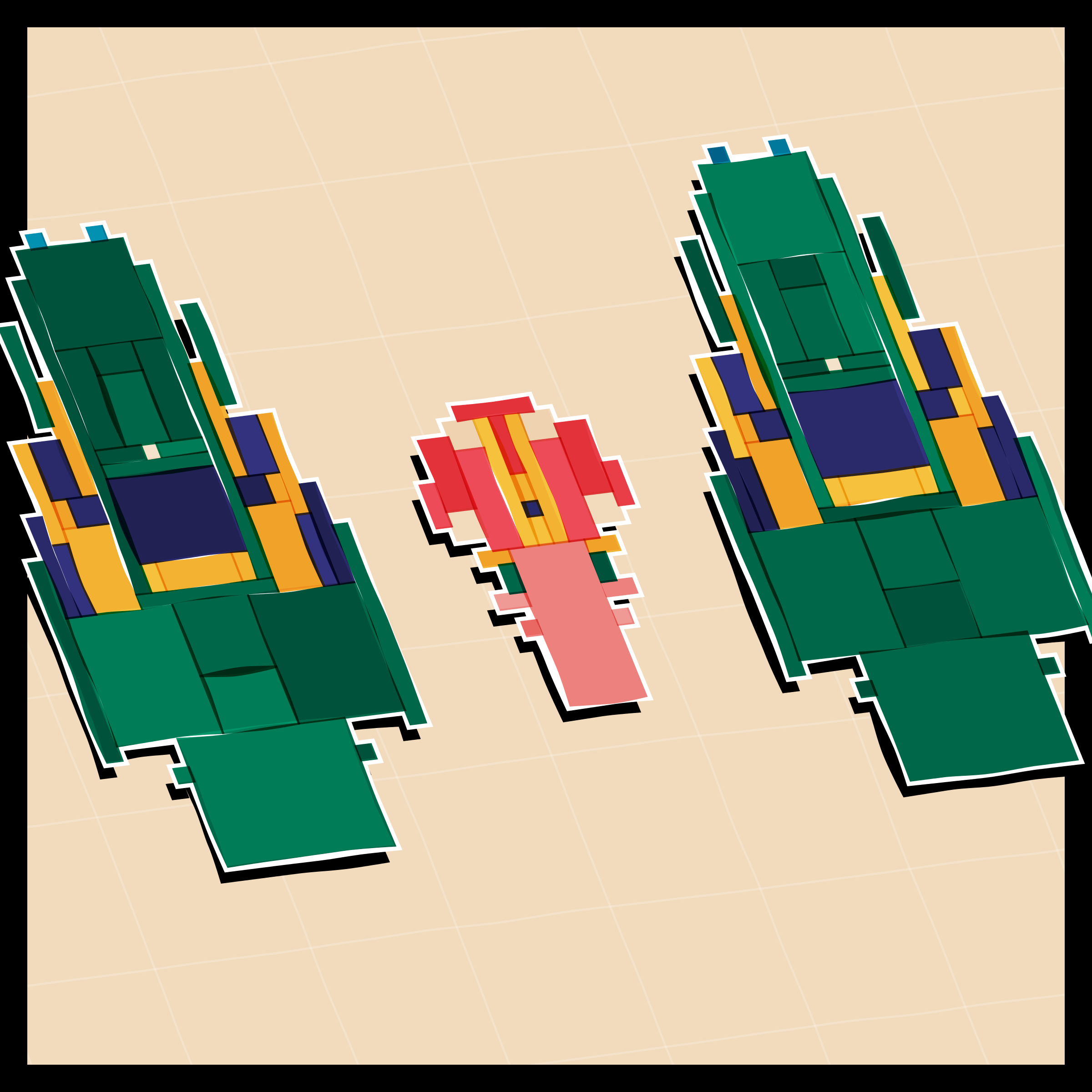 Art Blocks - Art Blocks v2 - Paper Armada #1433 - NFT # 37001433