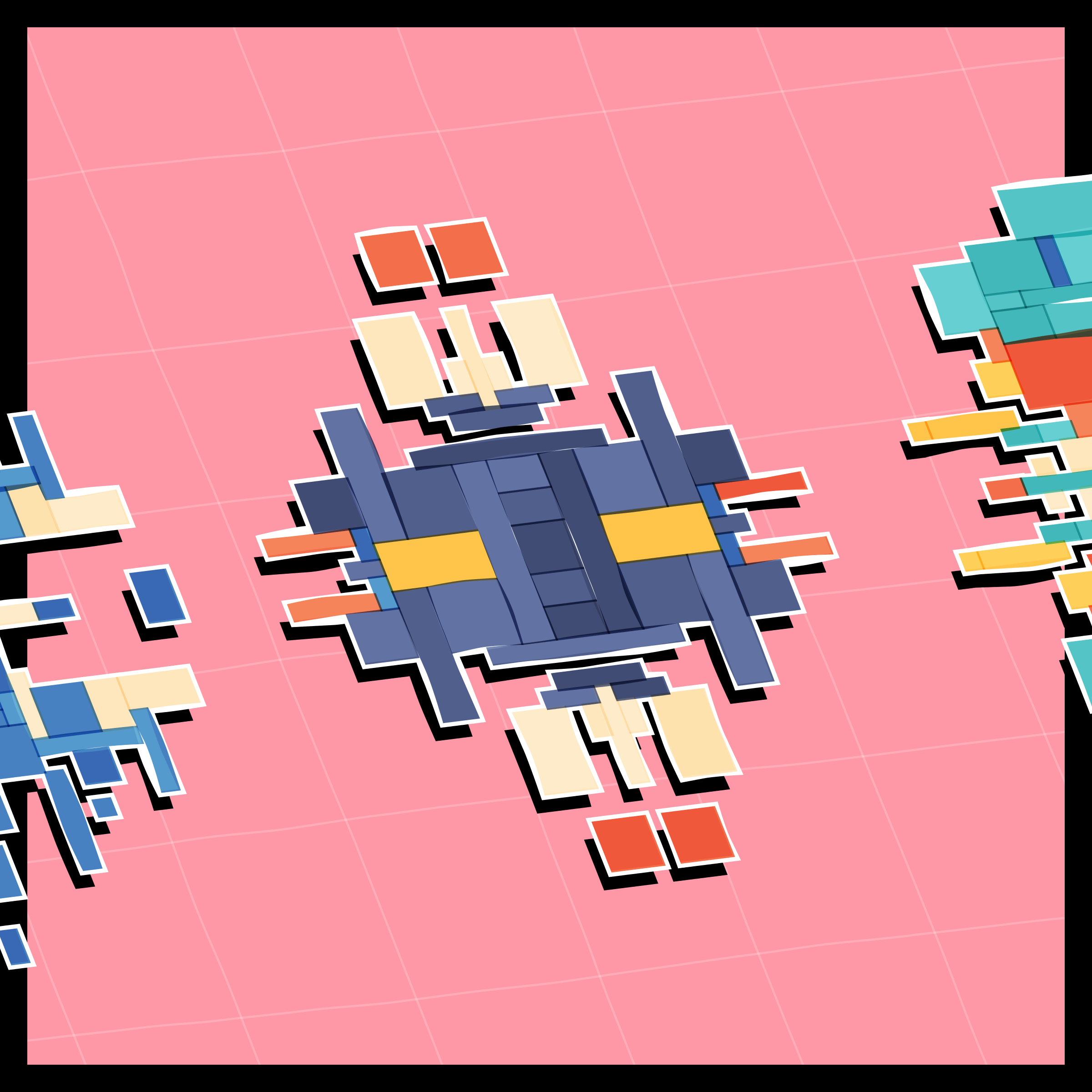 Art Blocks - Art Blocks v2 - Paper Armada #1439 - NFT # 37001439