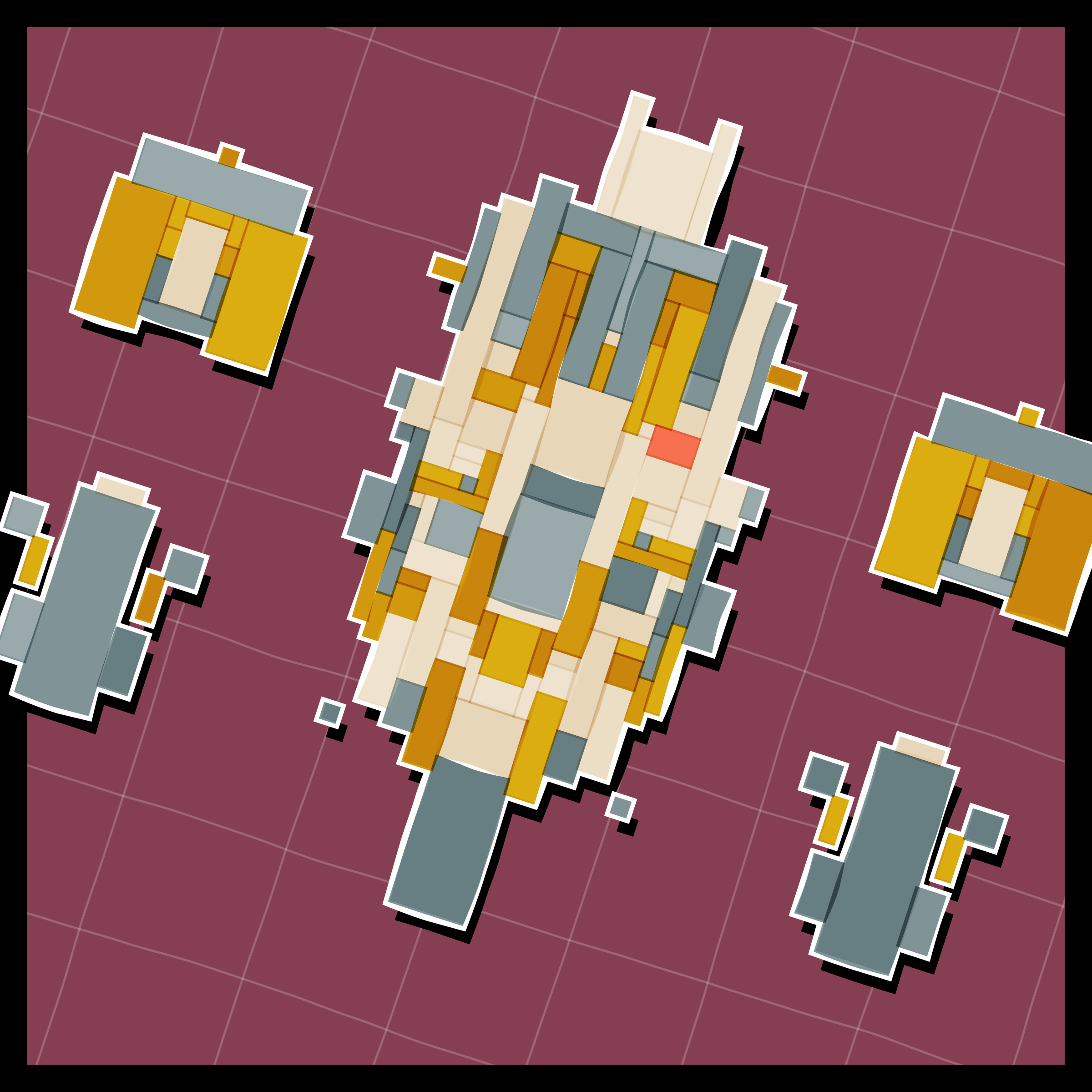 Art Blocks - Art Blocks v2 - Paper Armada #1442 - NFT # 37001442