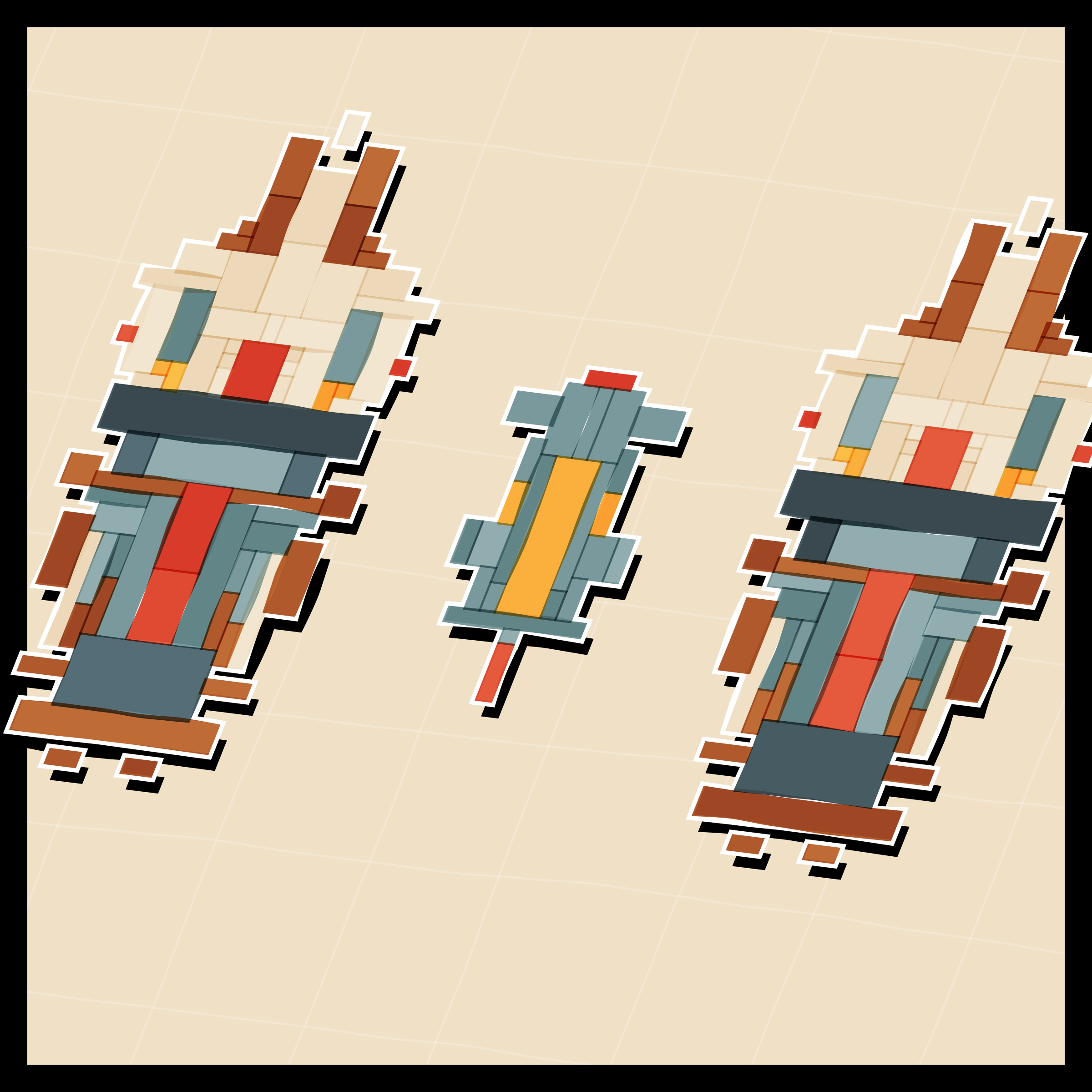 Art Blocks - Art Blocks v2 - Paper Armada #1448 - NFT # 37001448