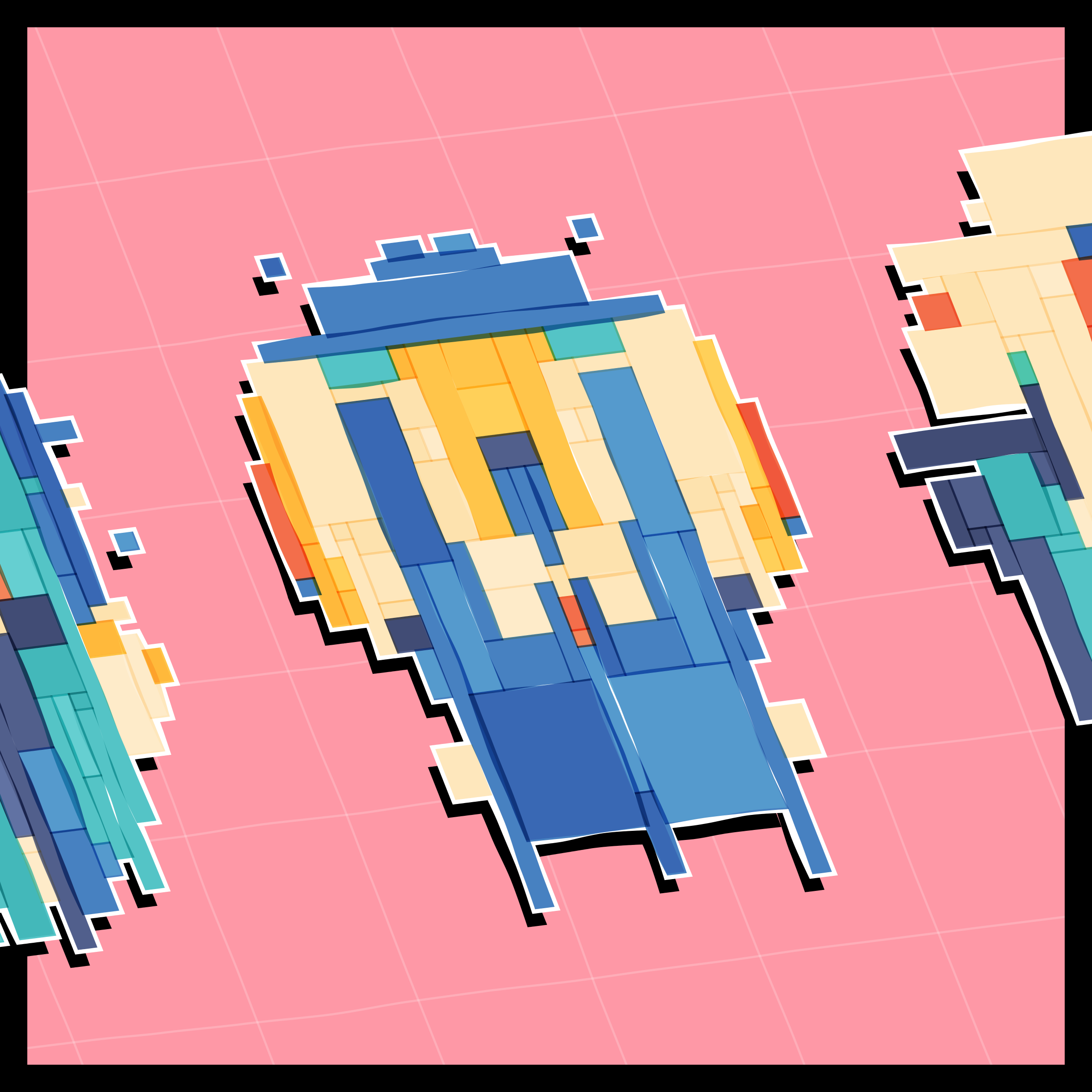 Art Blocks - Art Blocks v2 - Paper Armada #1451 - NFT # 37001451