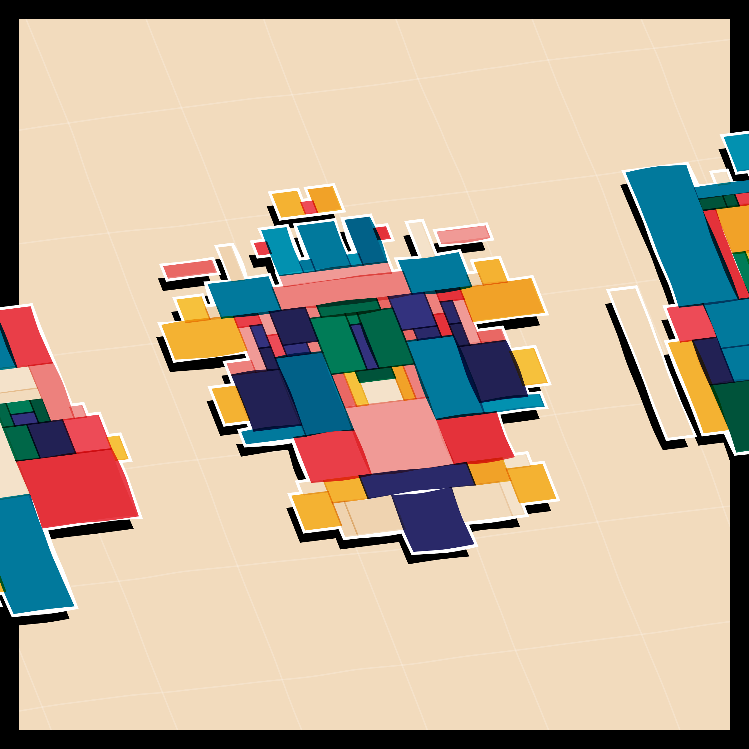 Art Blocks - Art Blocks v2 - Paper Armada #1454 - NFT # 37001454