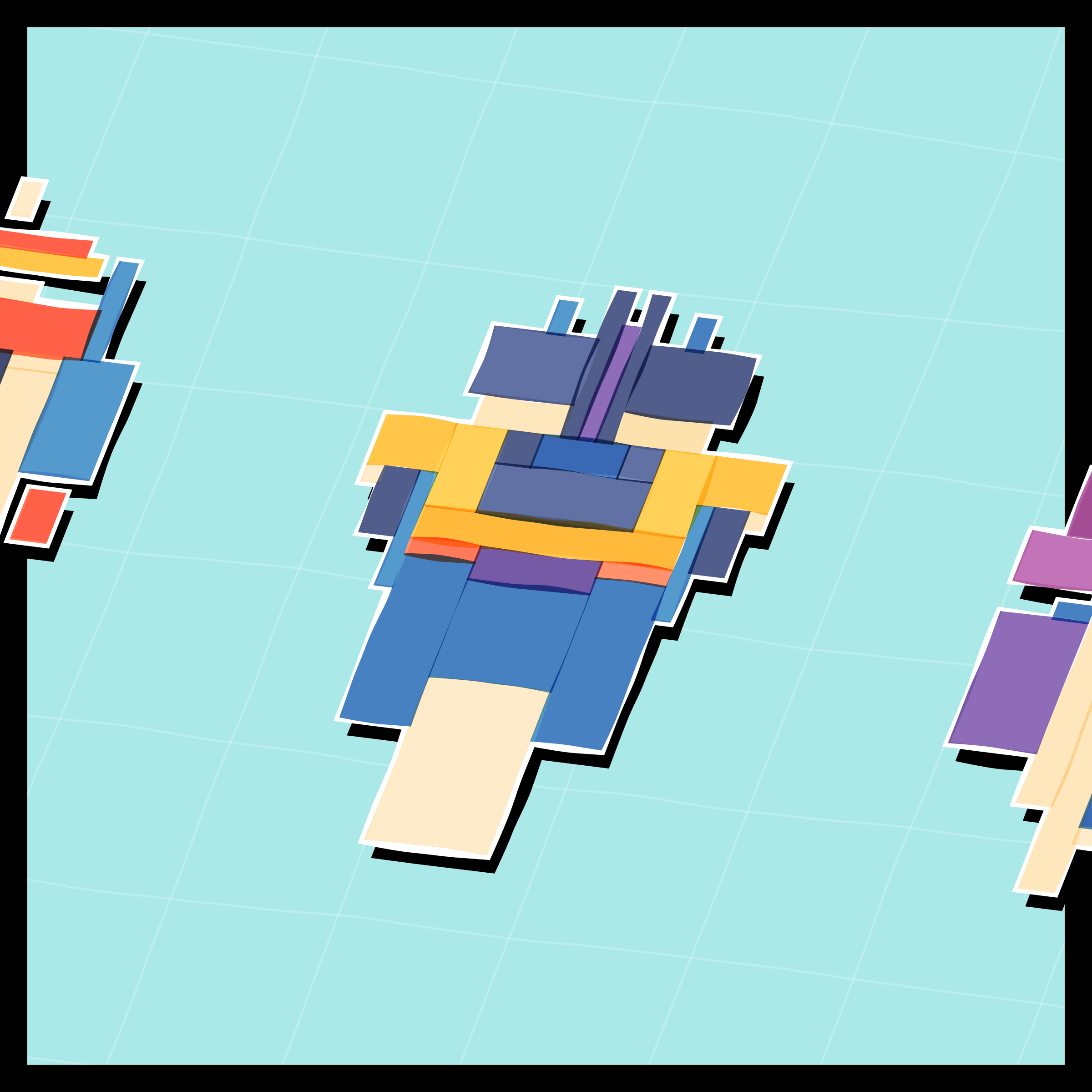 Art Blocks - Art Blocks v2 - Paper Armada #1473 - NFT # 37001473