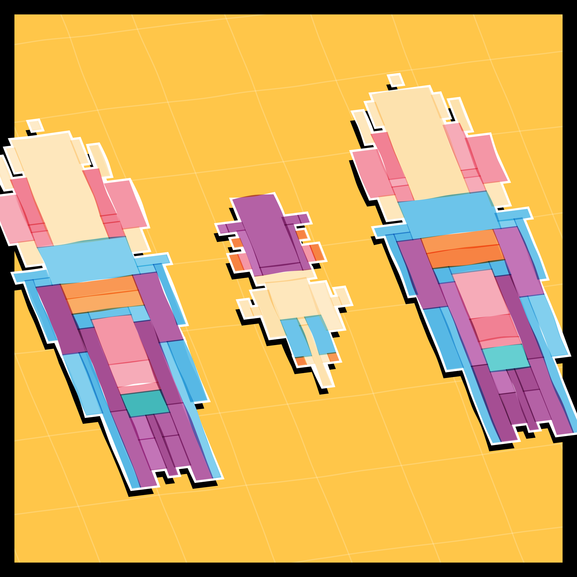 Art Blocks - Art Blocks v2 - Paper Armada #1480 - NFT # 37001480