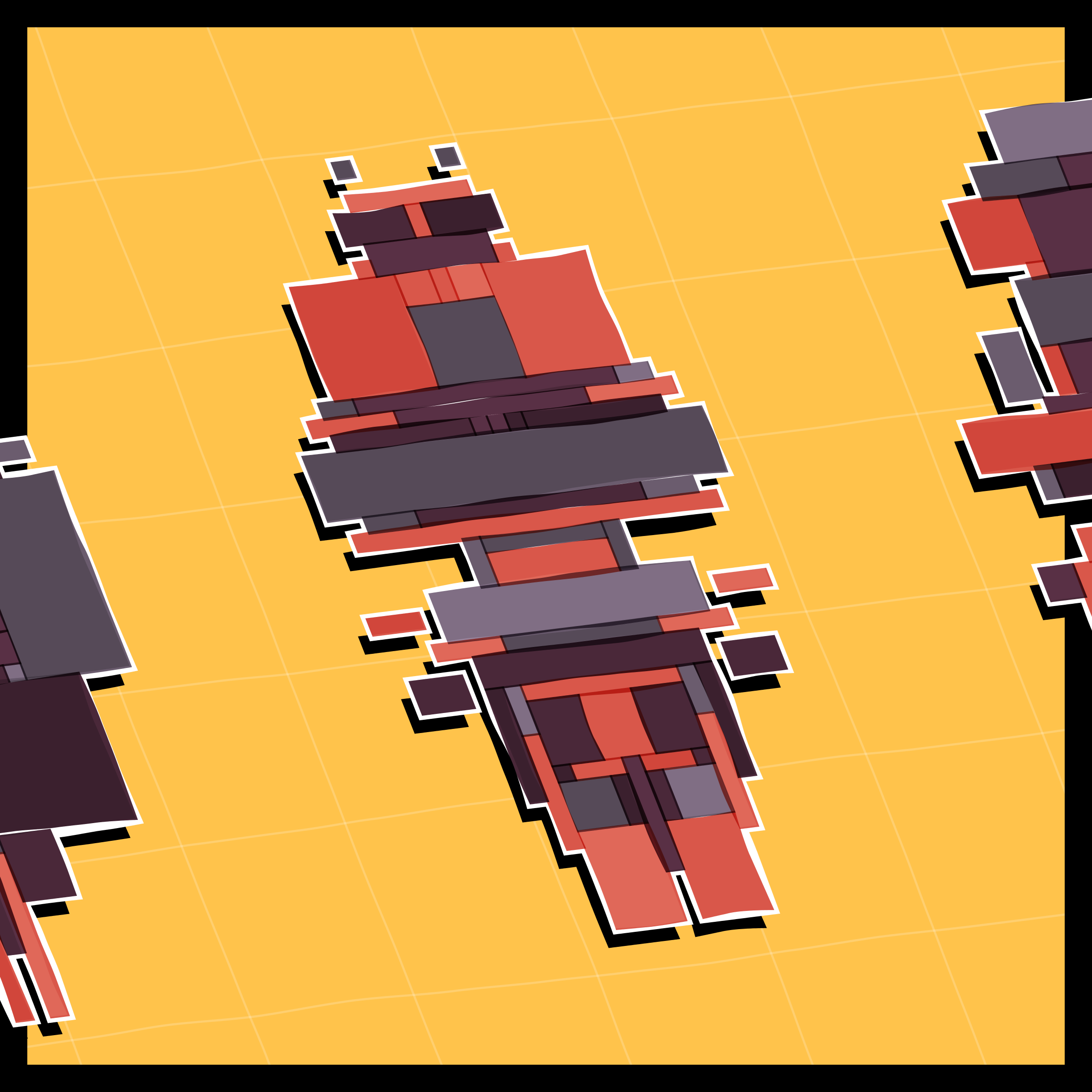 Art Blocks - Art Blocks v2 - Paper Armada #1482 - NFT # 37001482