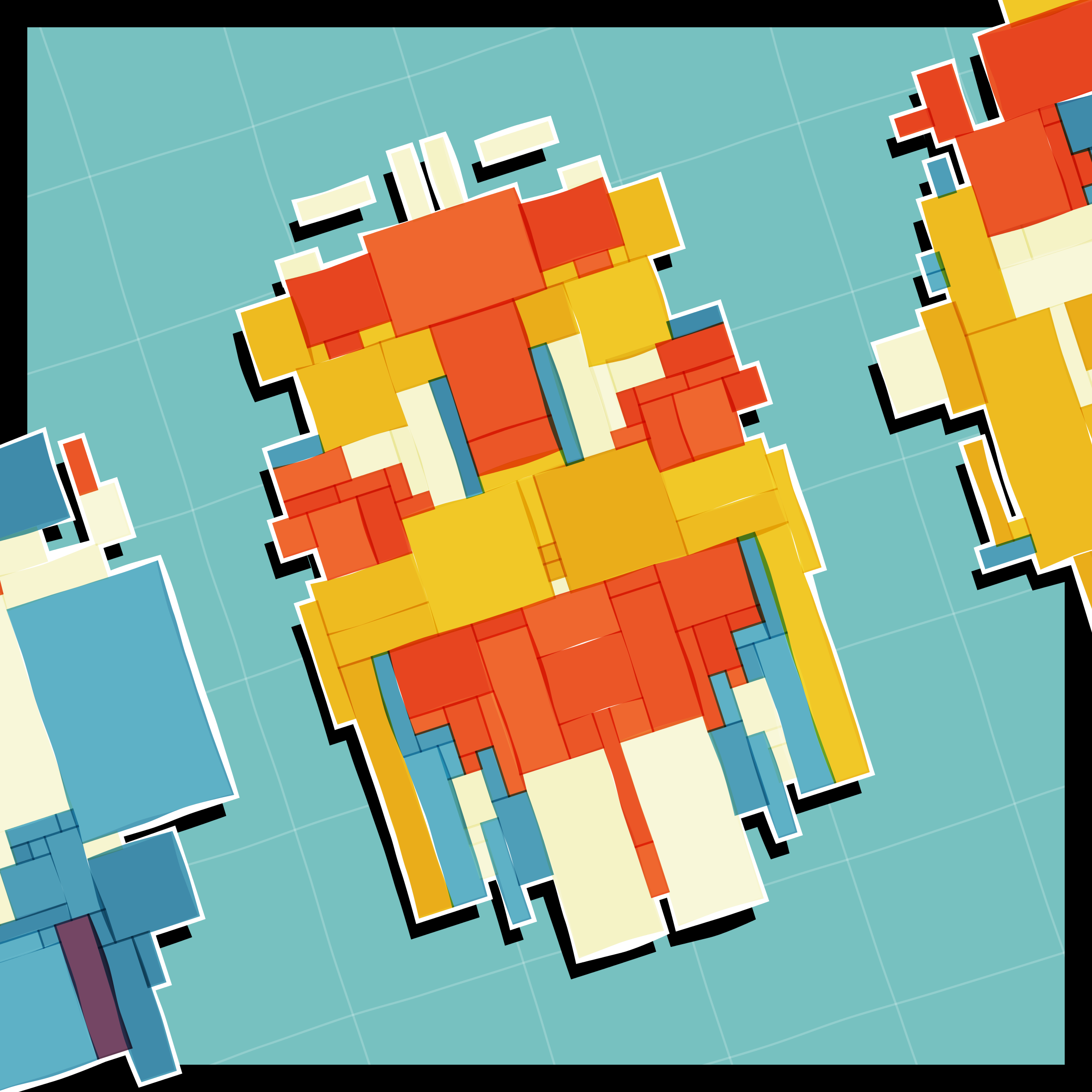 Art Blocks - Art Blocks v2 - Paper Armada #1485 - NFT # 37001485